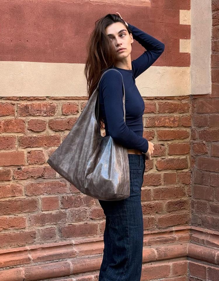 Faux patent bag