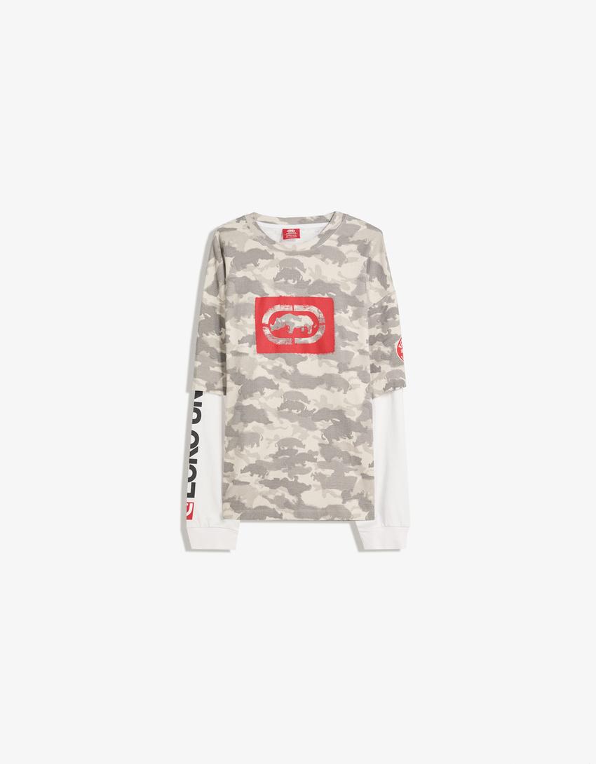 T-shirt Ecko Unltd à double manche-Vert
