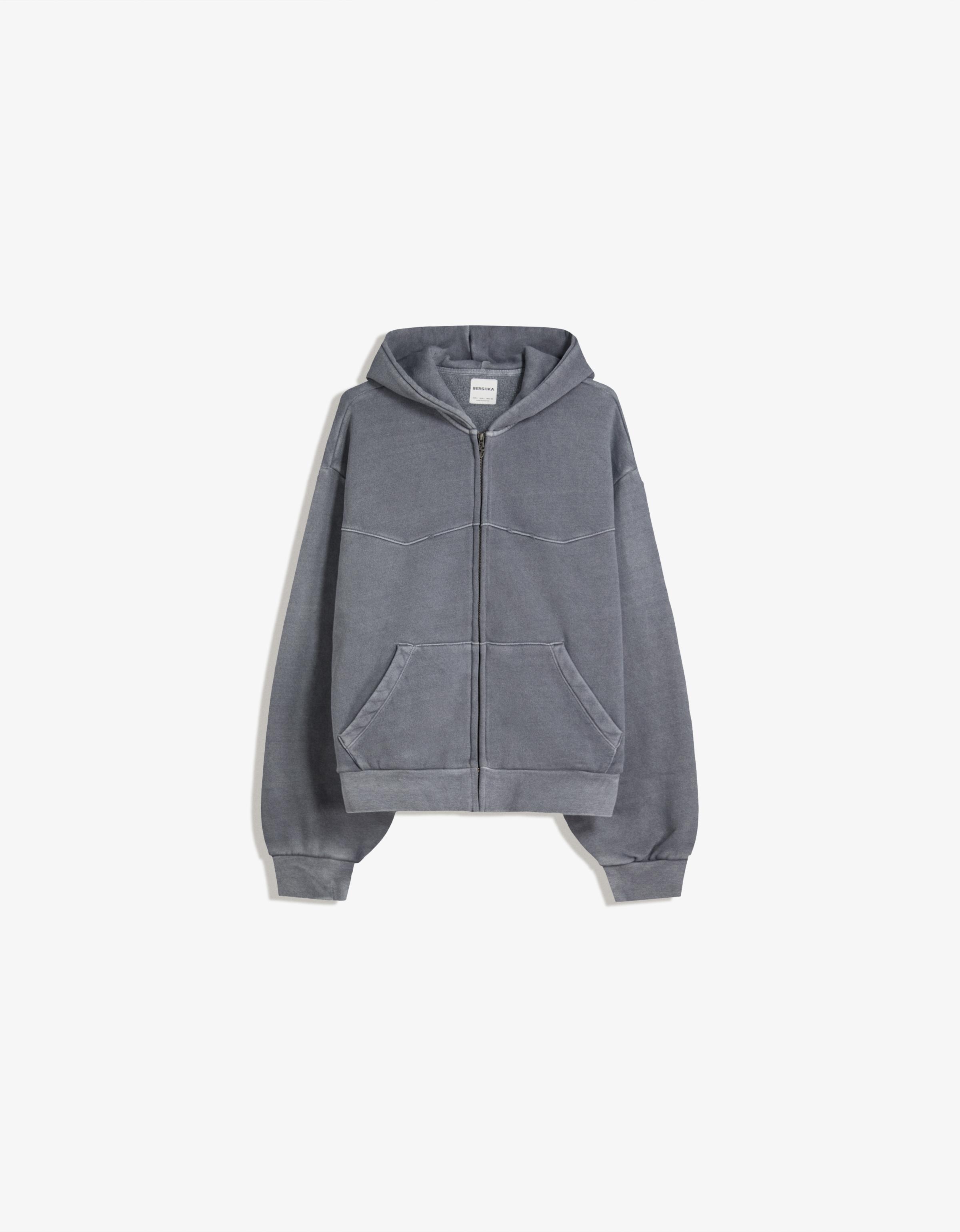 FCMM STUD ZIP UP HOODIE パーカー チャコール S STUD ZIP UP HOODIE/スタッズジップアップフーディ（パーカー