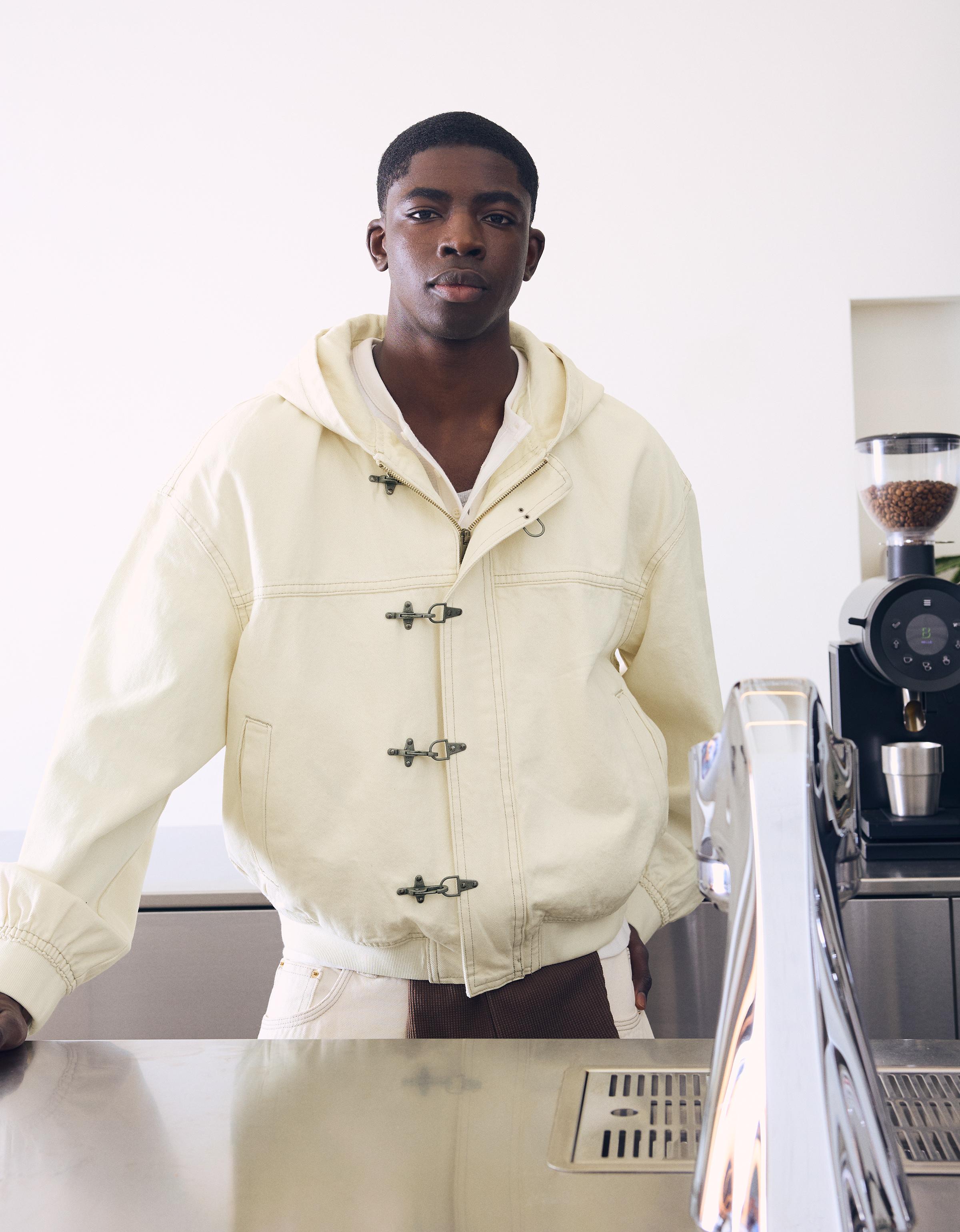 Clasp fastener bomber jacket - Men | Bershka