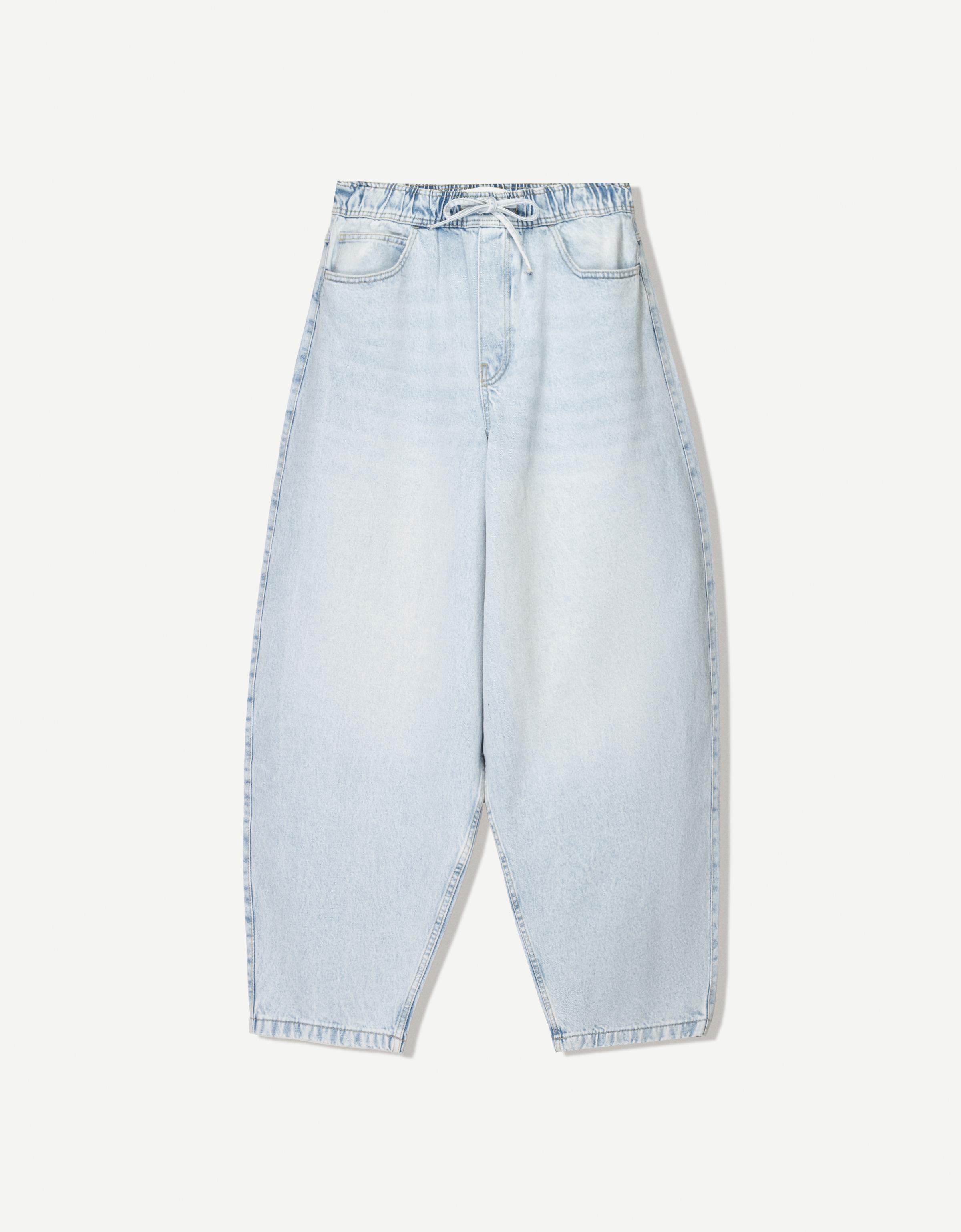 Bershka★super balloon スーパーバルーン バギーデニム Super balloon fit jeans - Men | Bershka