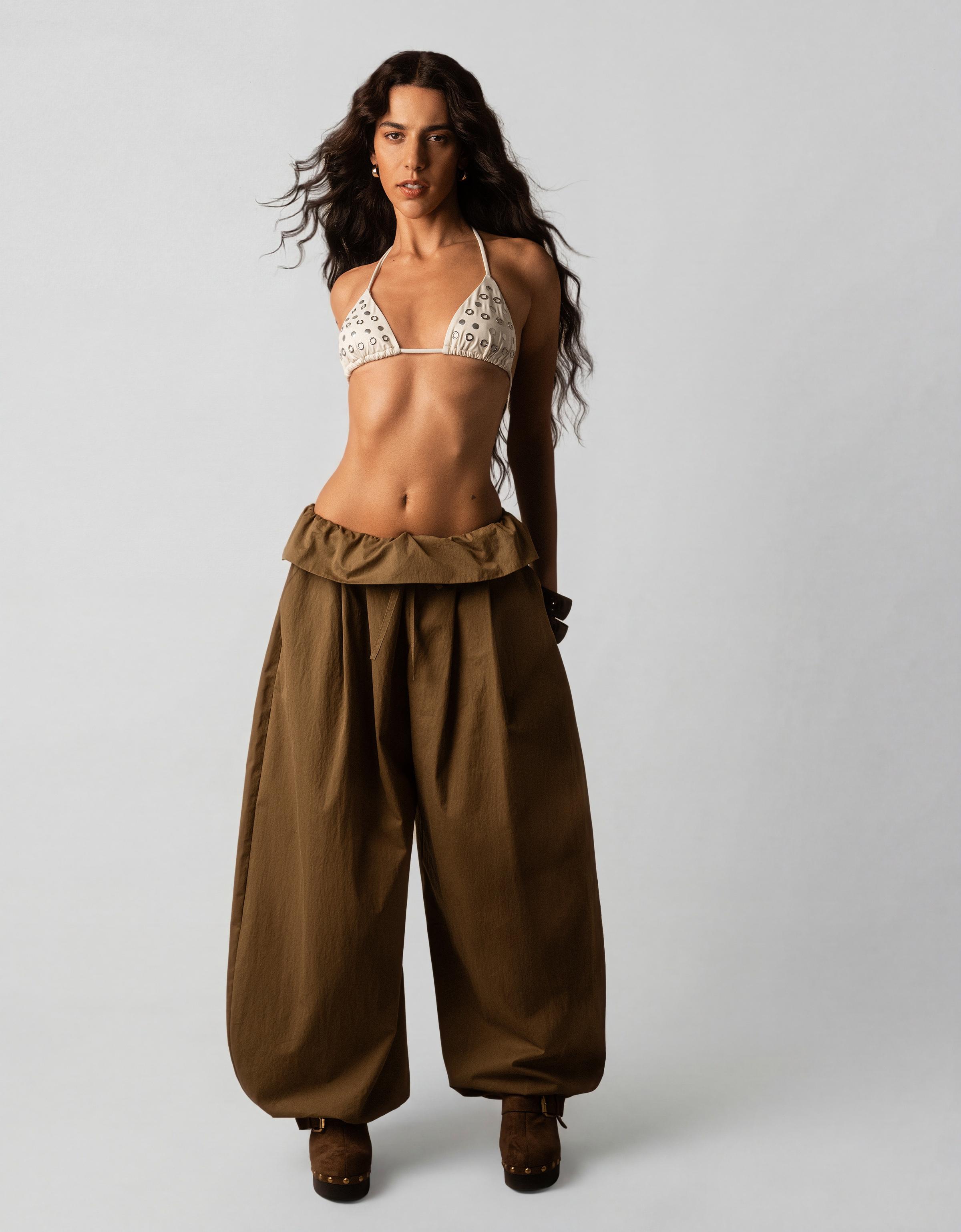 Kıvrık belli pantolon - Görsel 26