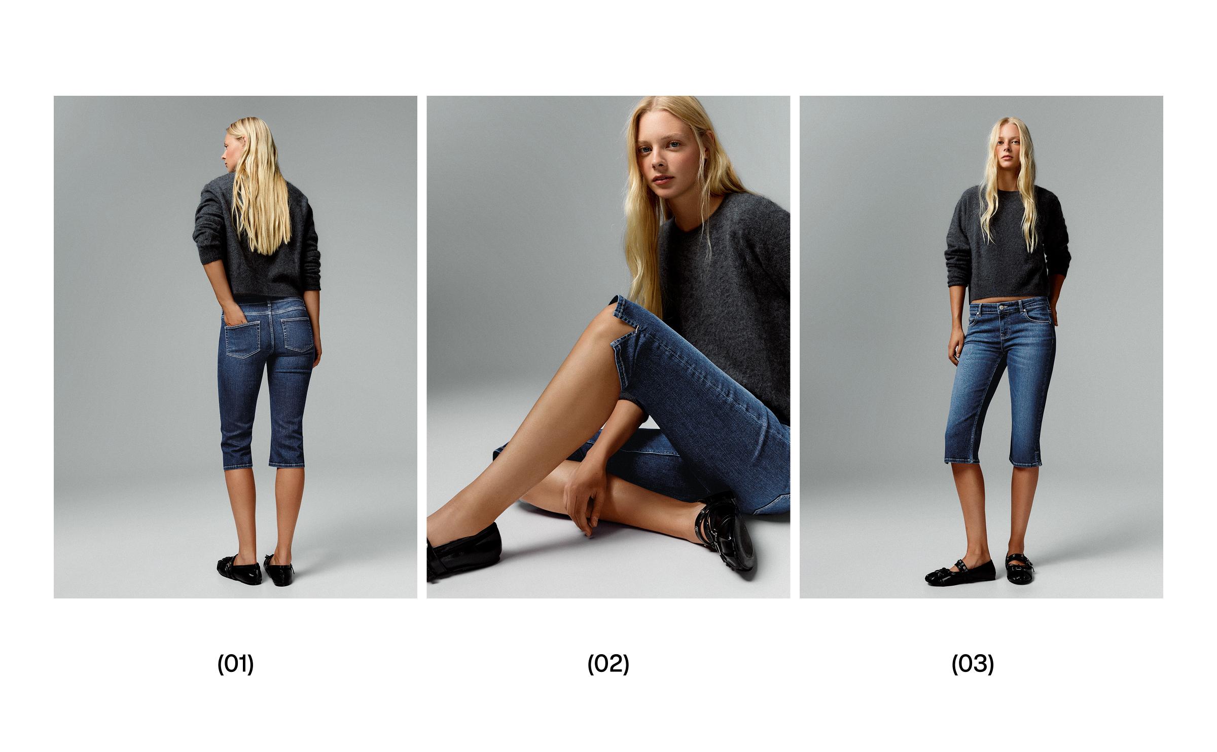Capris — Blue