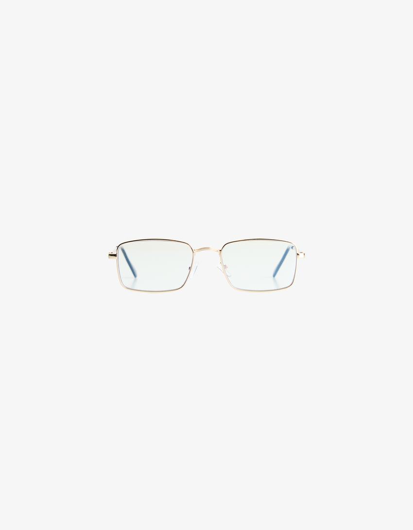 Metallic sunglasses-Black