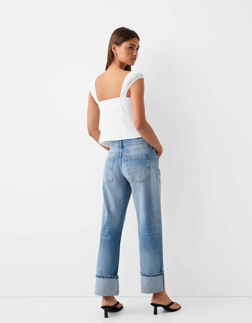 قميص كروب بتفصيل ربطة-أبيض-1