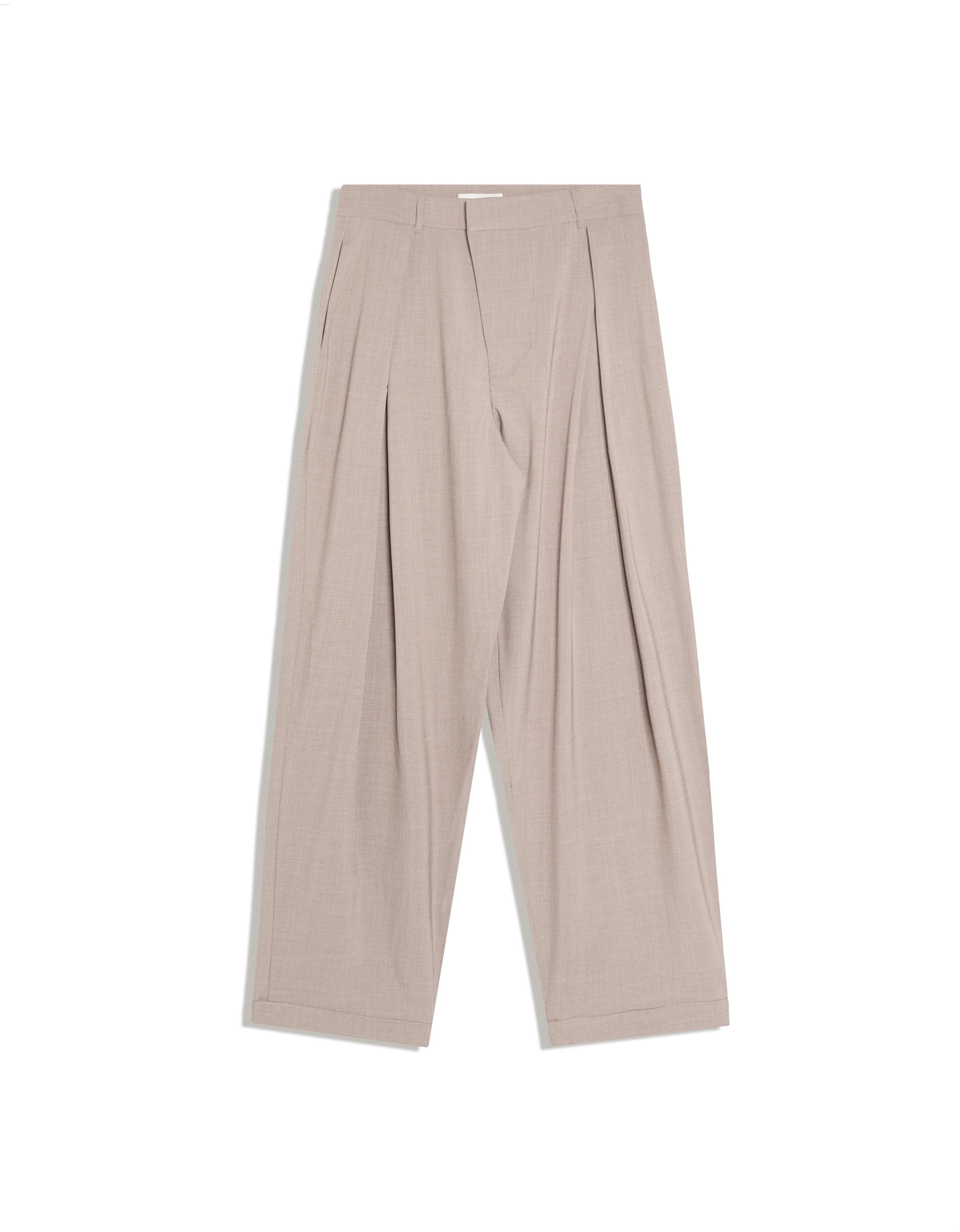 Bershka Tailored fit baggy pantolon görsel 6