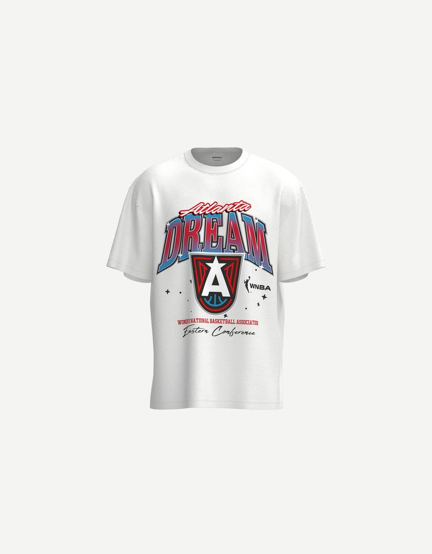 Maglietta WNBA Atlanta Dream a maniche corte-Bianco-3