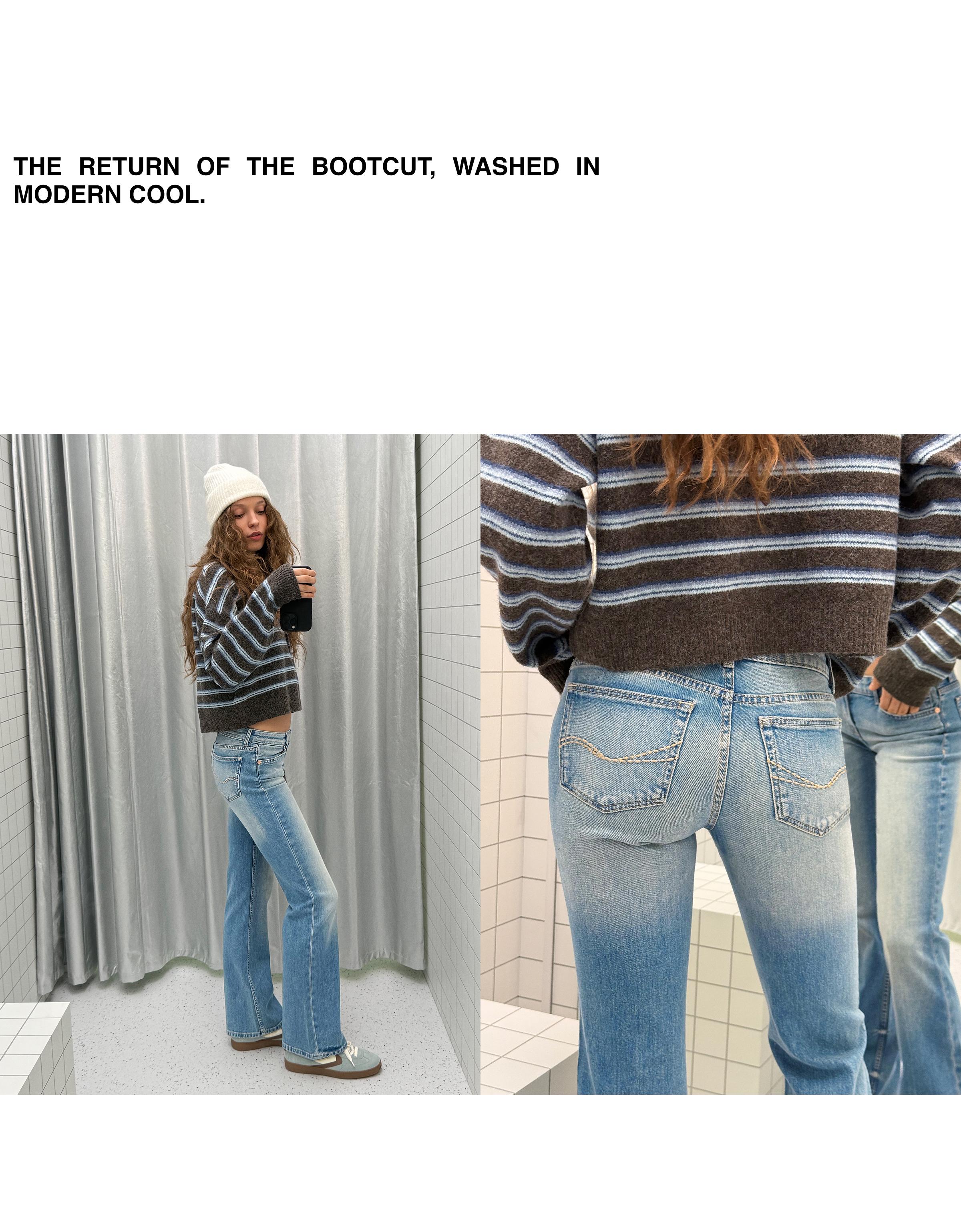 Düşük bel bootcut jean - Görsel 59