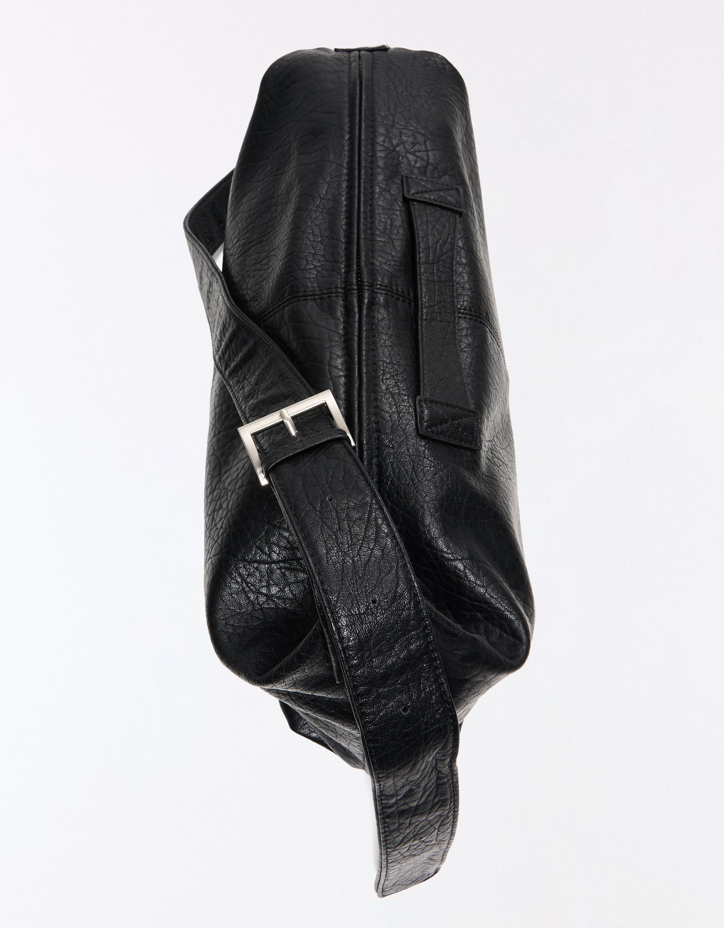 Rectangular bucket bag — Black