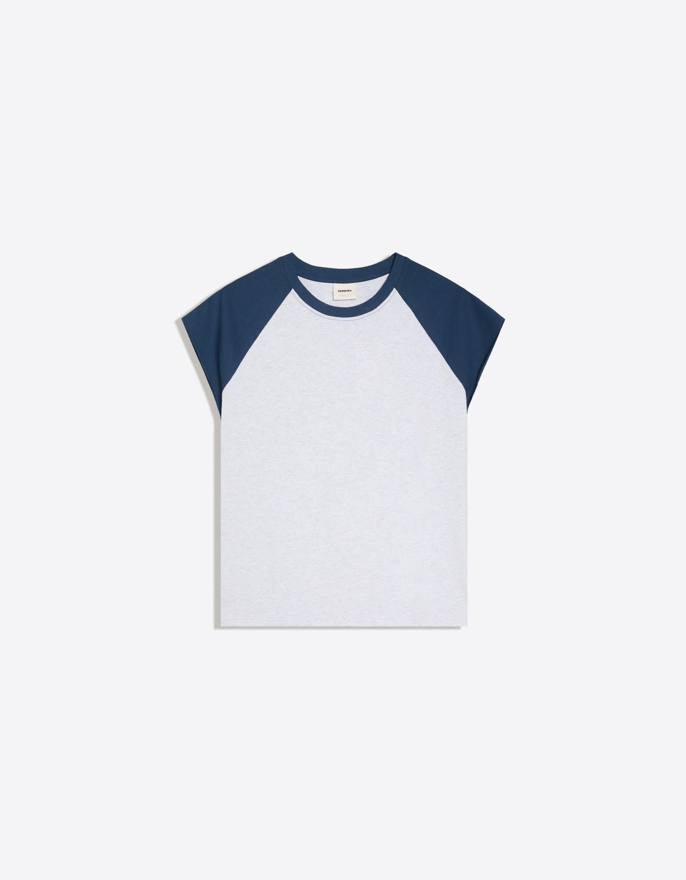 Short sleeve raglan T-shirt — Grey