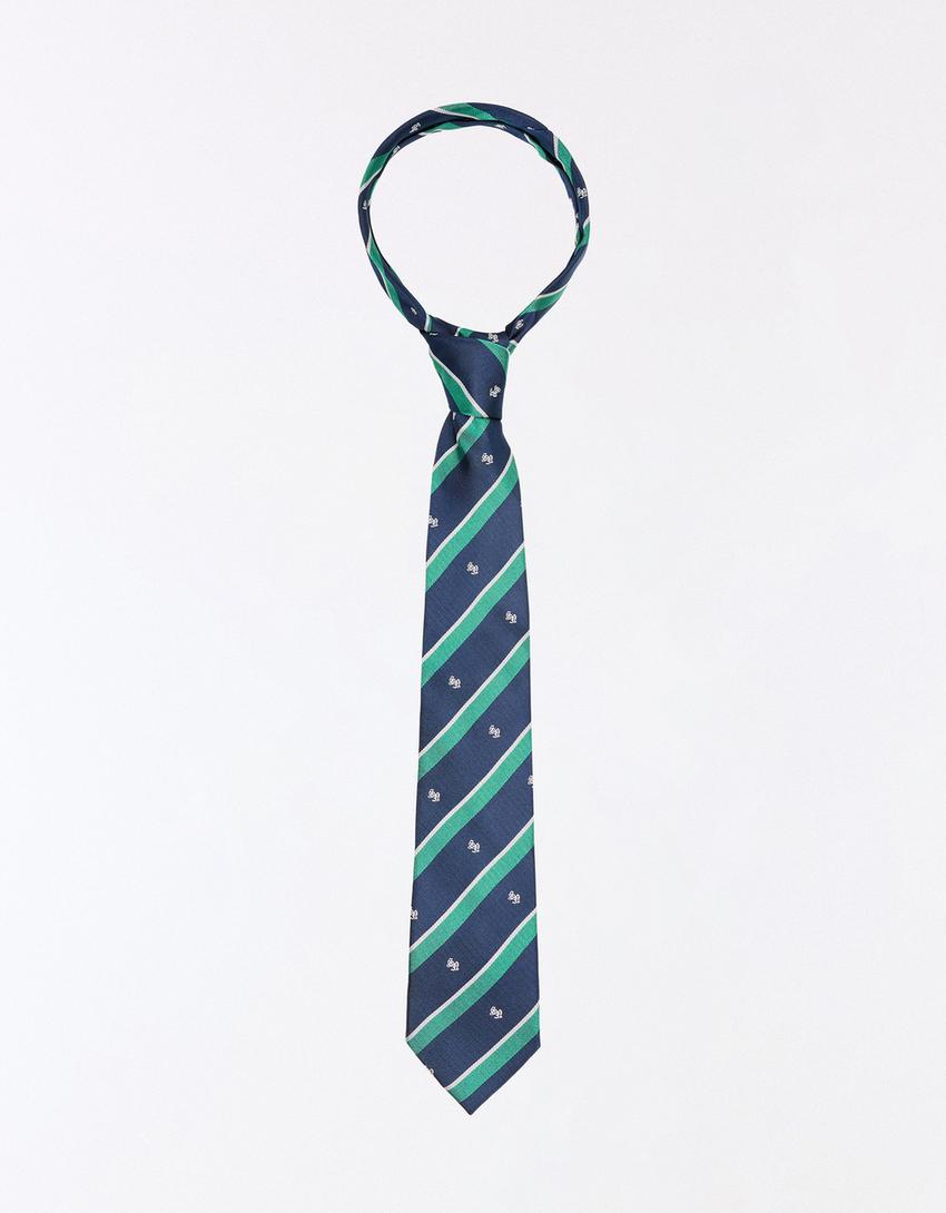 Corbata rayas-Verde