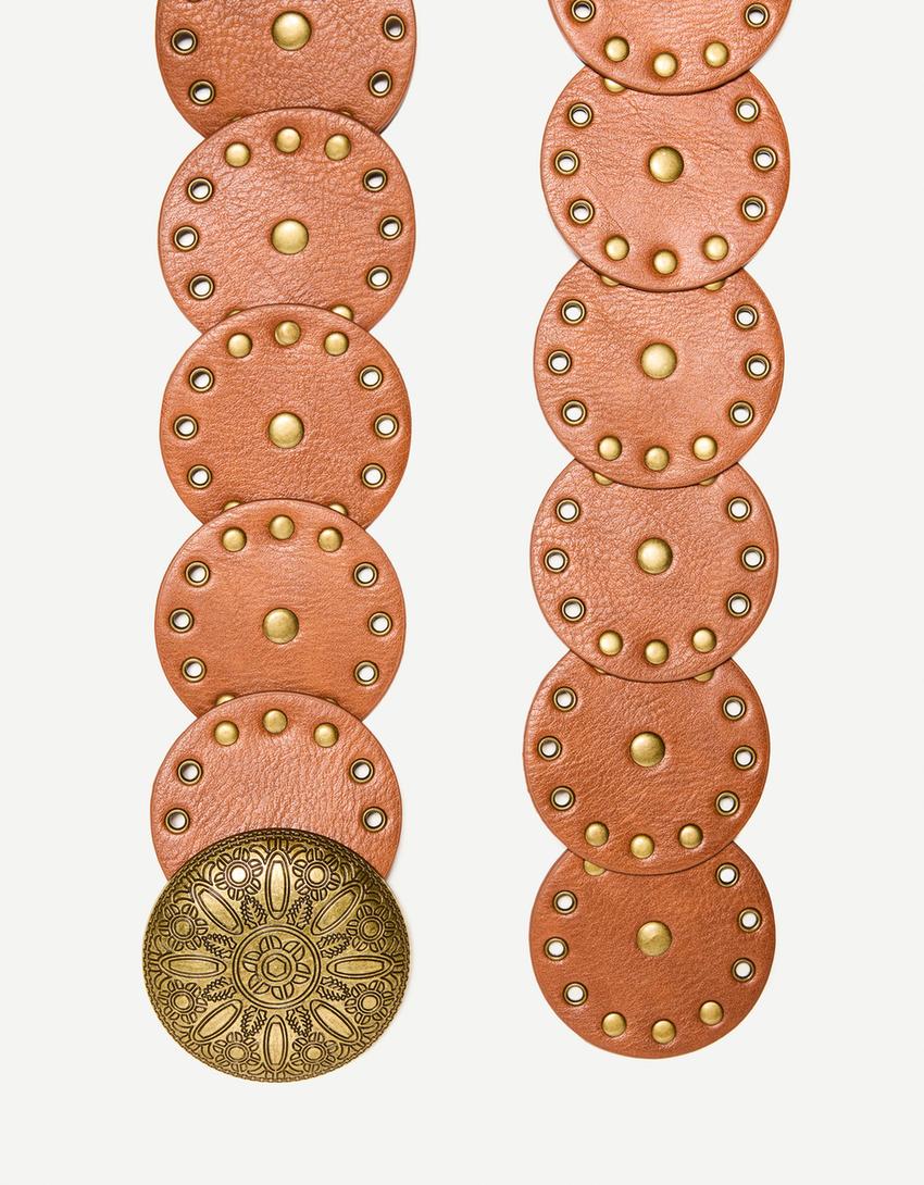 Riem met studs-Leer