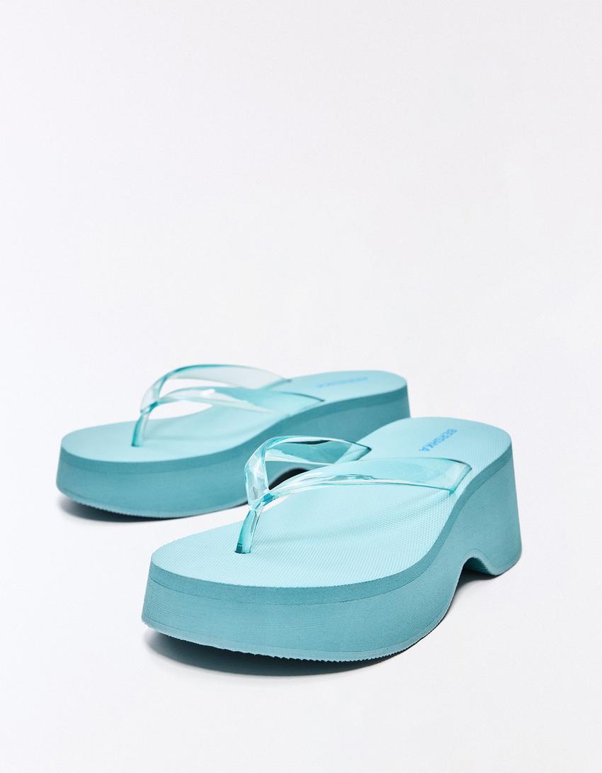 INFRADITO CON PLATEAU IN VINILE-Azzurro