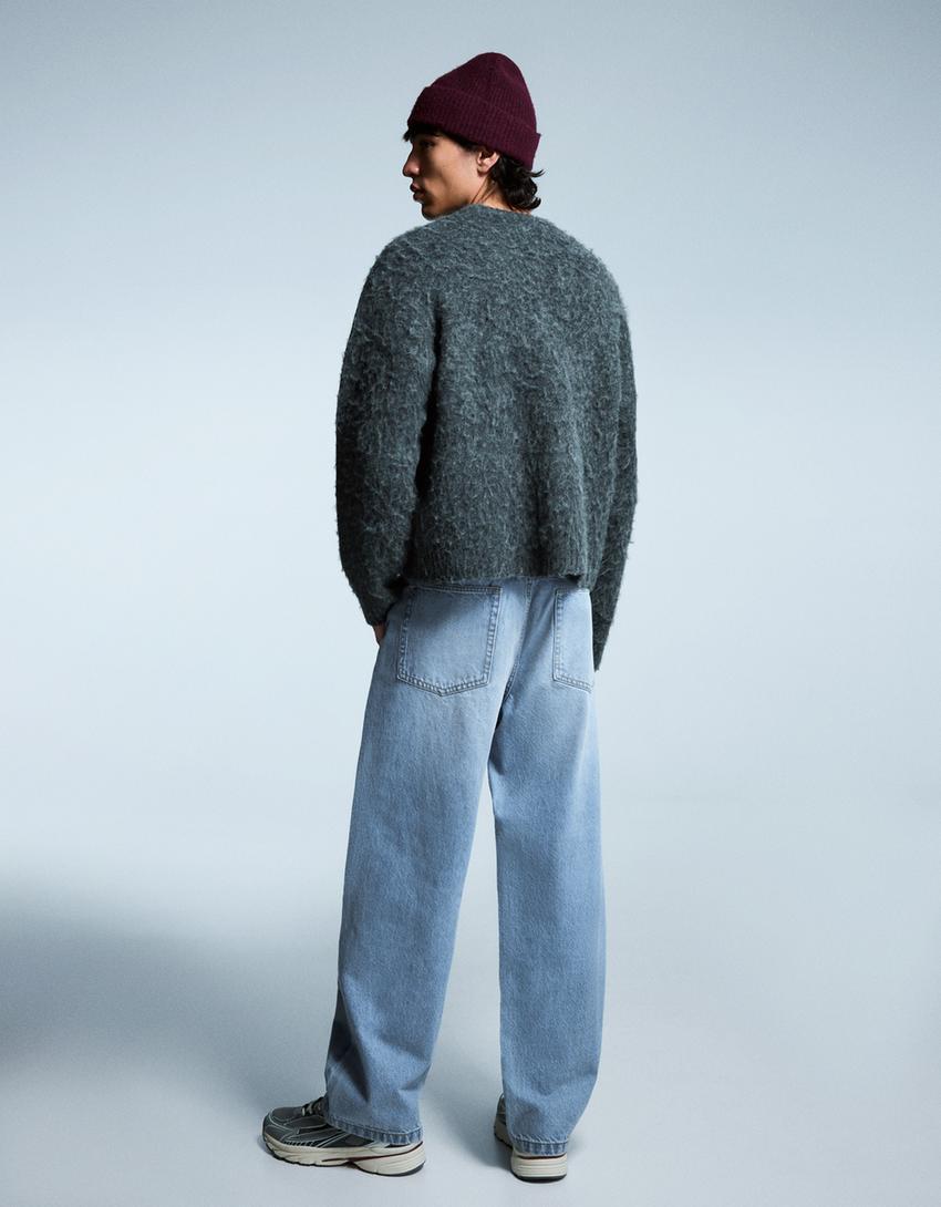 Jeans baggy-Azul lavado