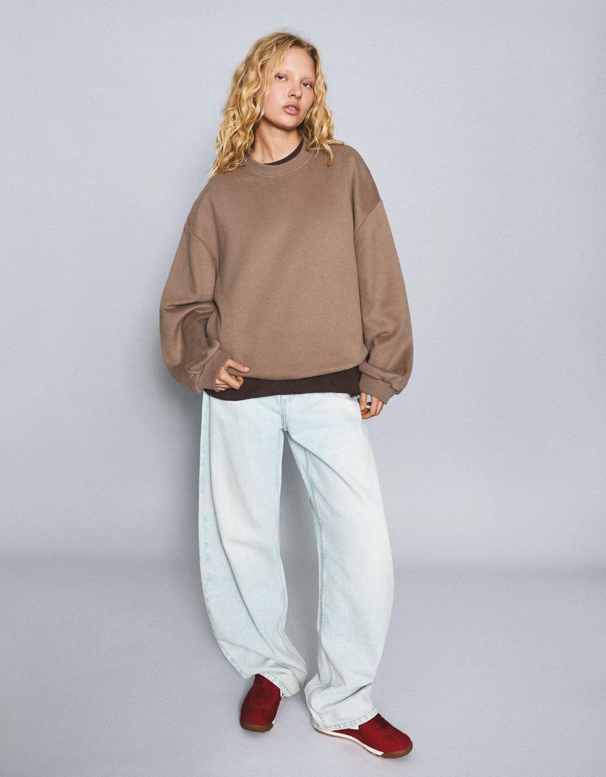 Oversized sweater met zakken-Nerts-2