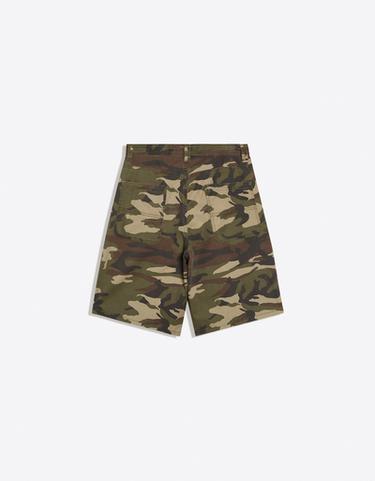 Printed skater Bermuda shorts — Khaki 6