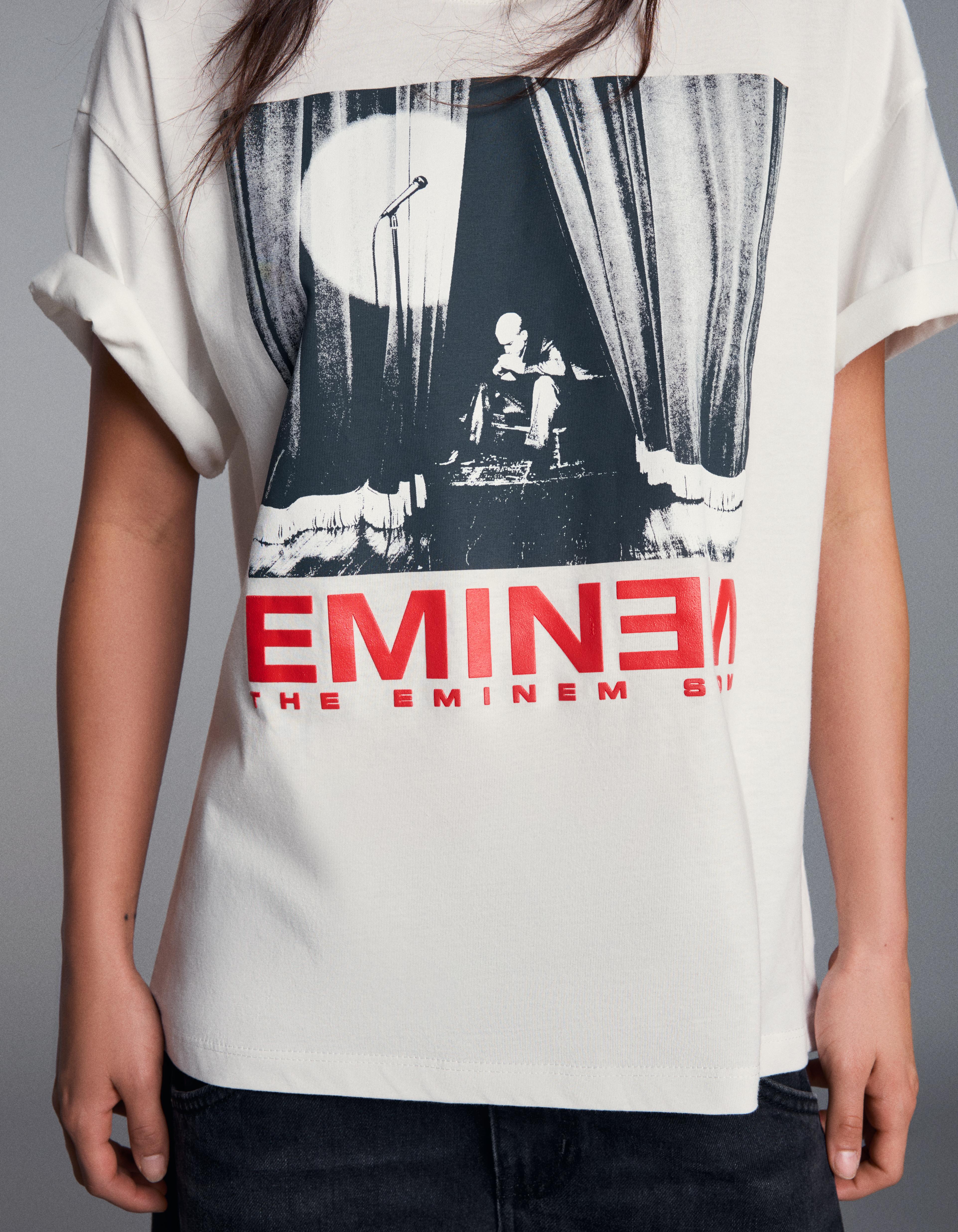 Oversize EMINEM T-shirt — Off white