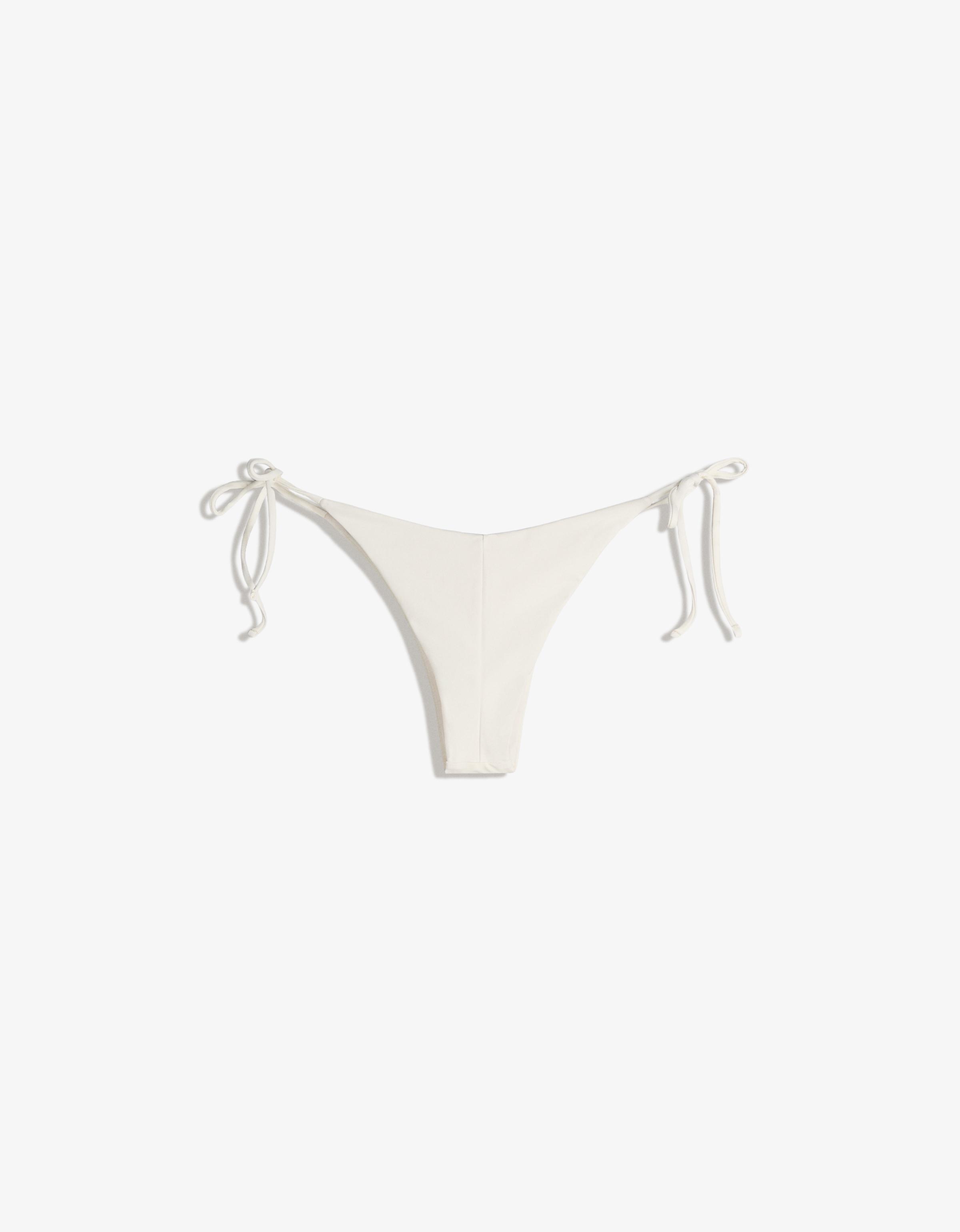 Studded bikini bottoms — Cream
