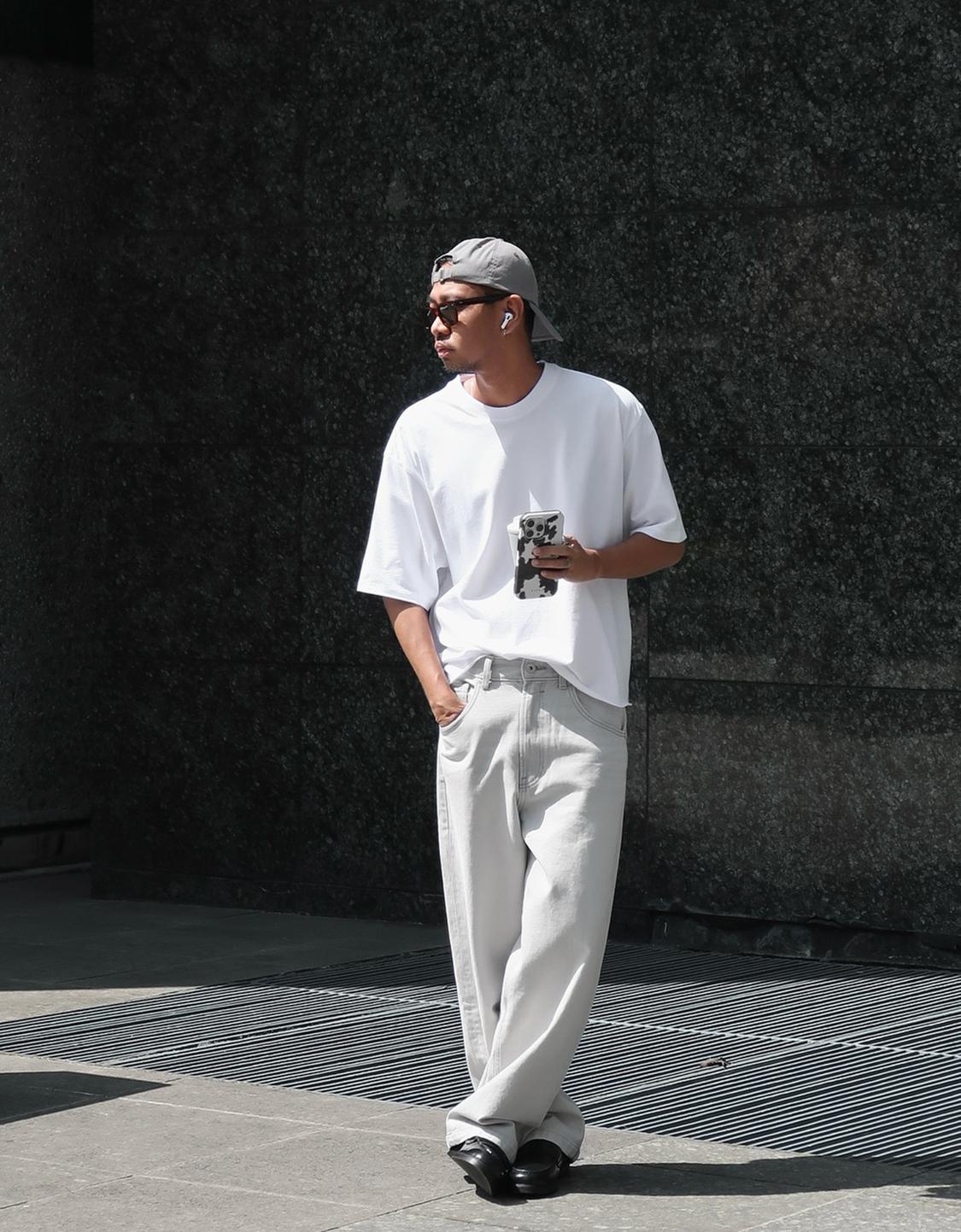 Short sleeve cropped T-shirt
