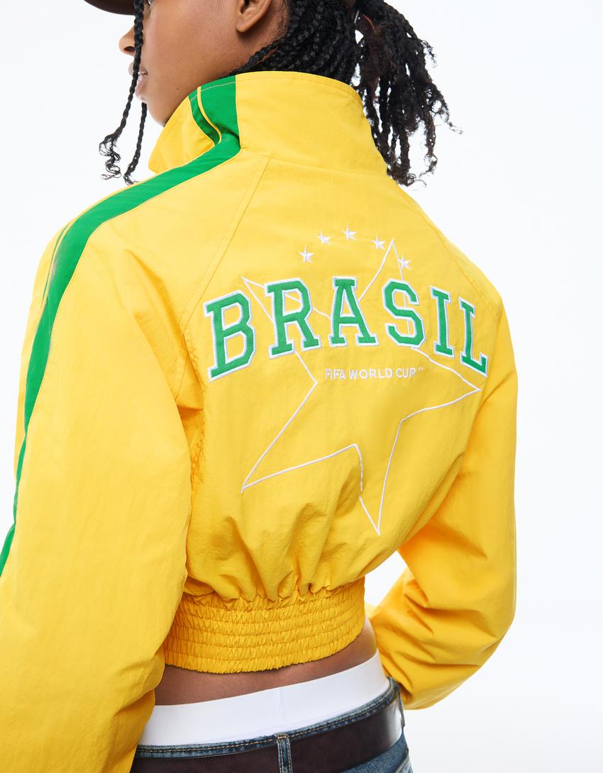 Brezilya FIFA WORLD CUP™ naylon ceket - Görsel 3