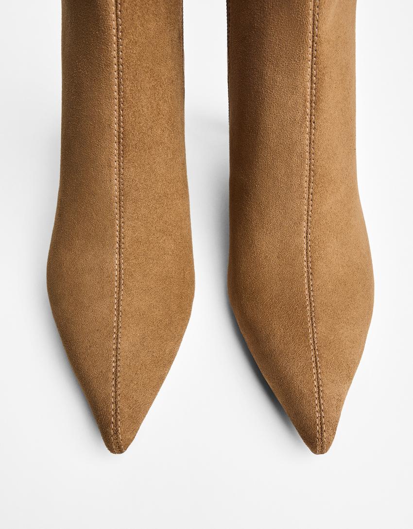Enkellaars met kitten heel-Geroosterd-2