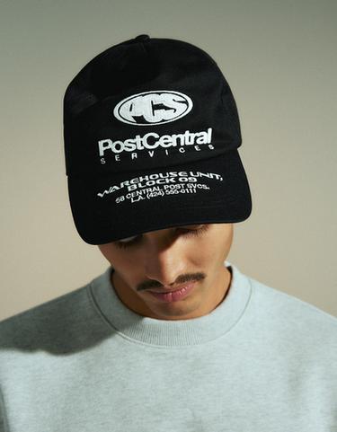 Embroidered cap — Black 1