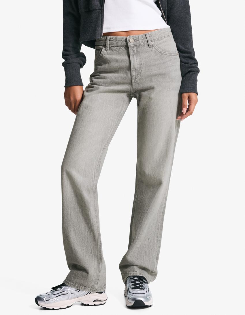 Boyfriend jeans-Grey