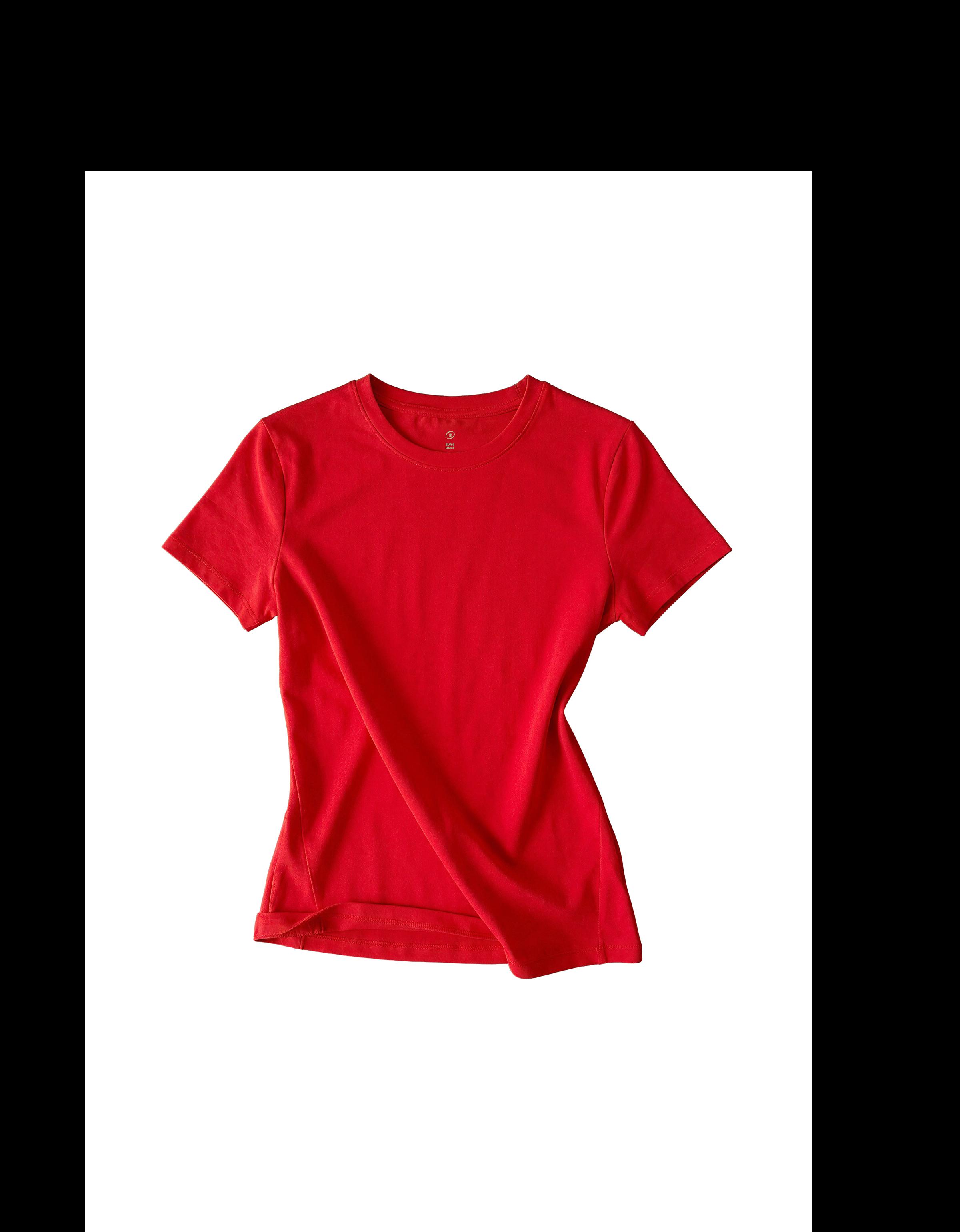 Short sleeve technical T-shirt Breathable & Quick Dry — Red