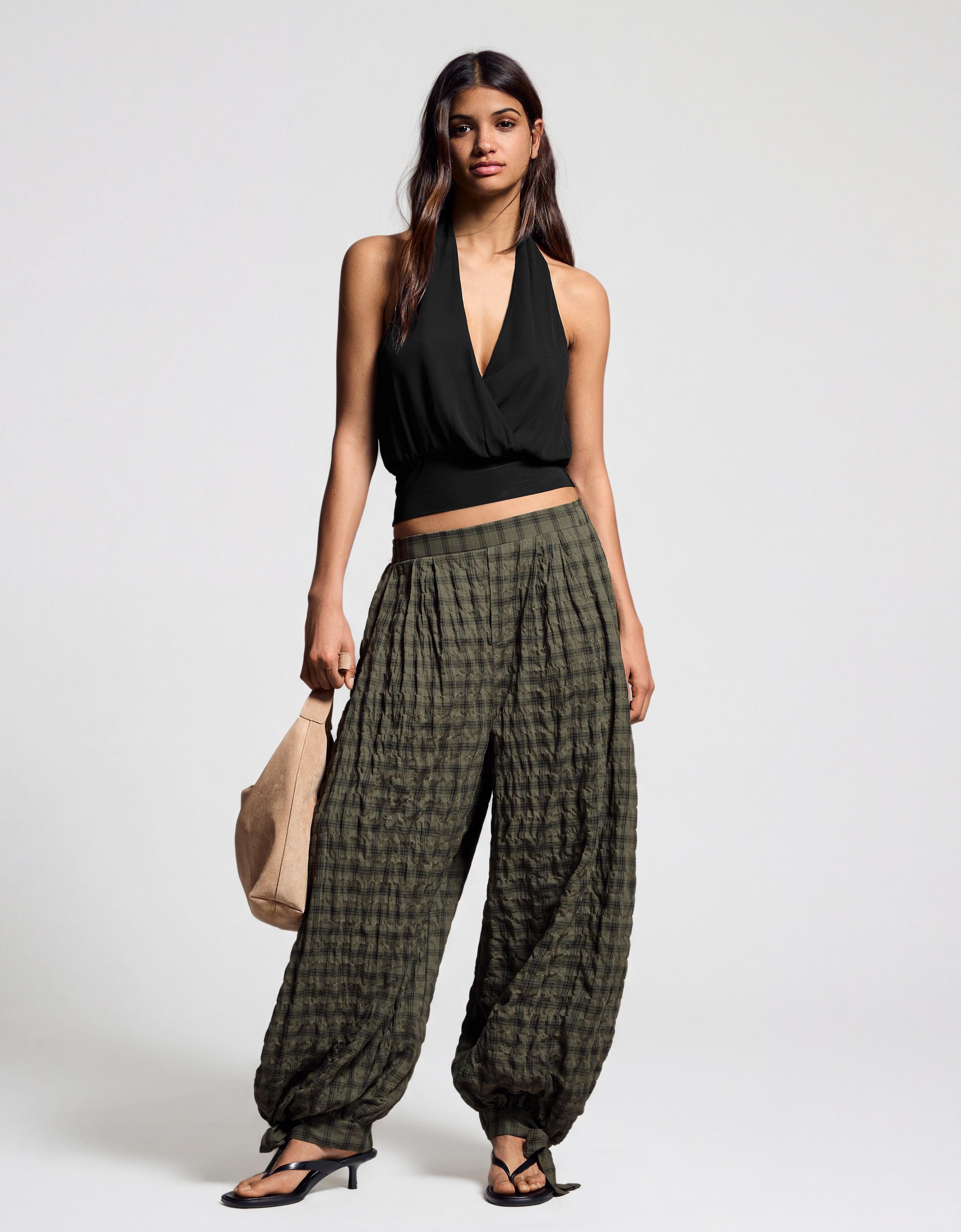 Stoperli bloomer pantolon - Görsel 21