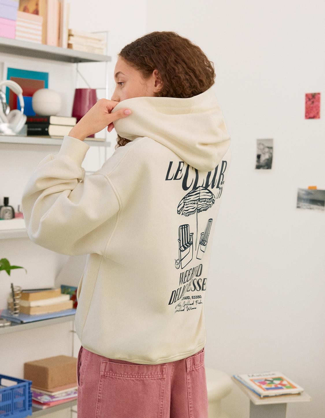 Printed hoodie