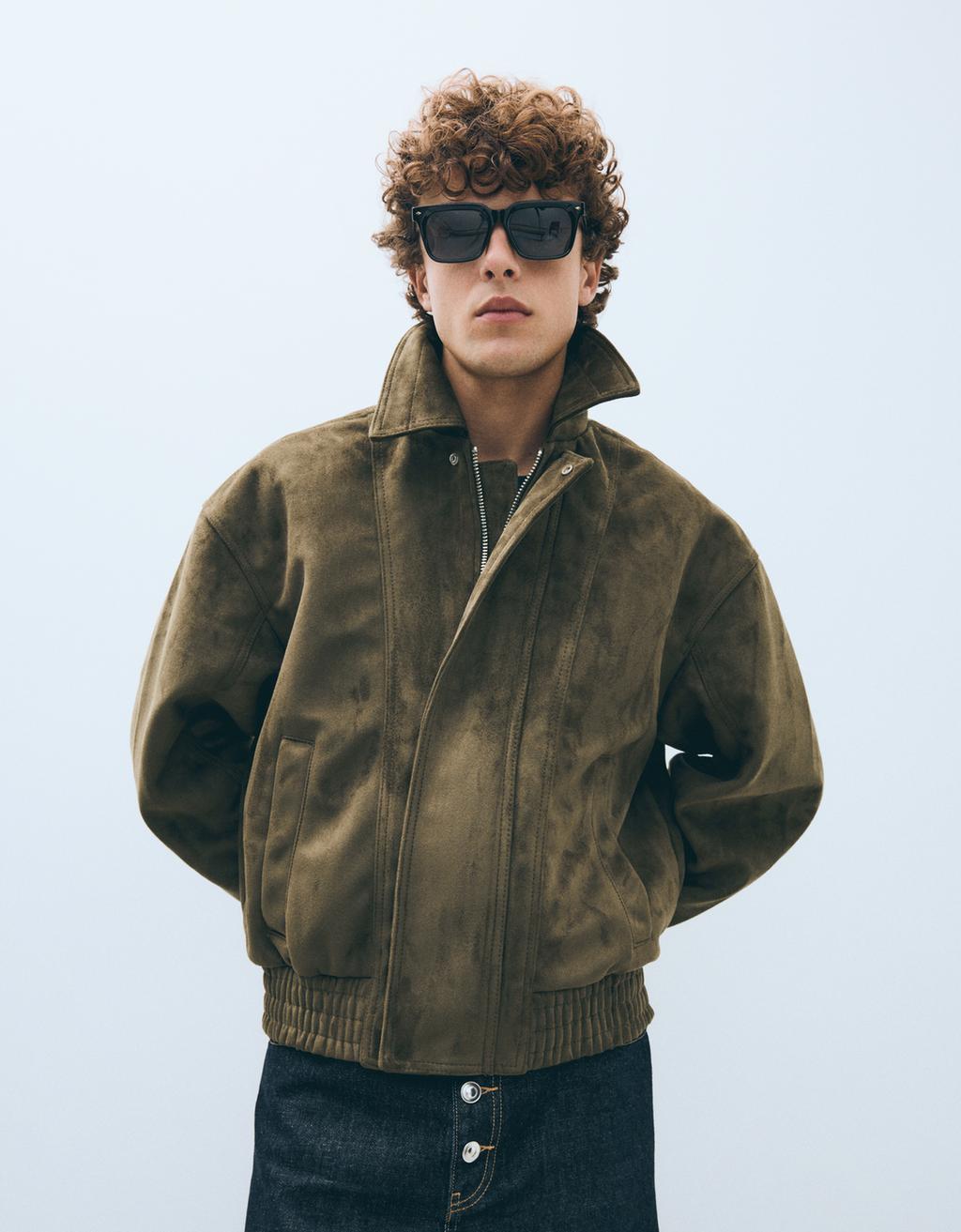 Bershka Süni süet gödəkçə