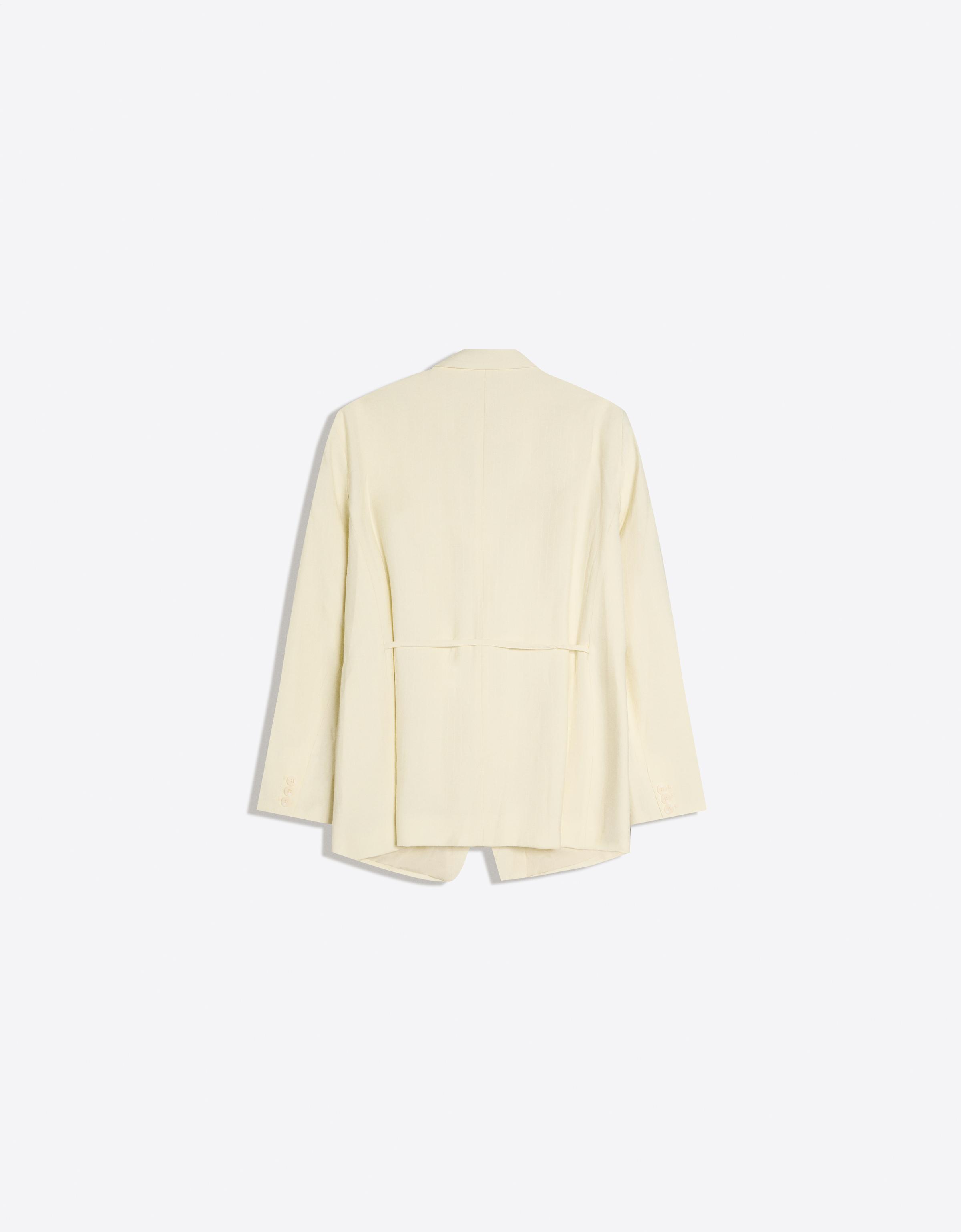 Flowy blazer with drawstring
