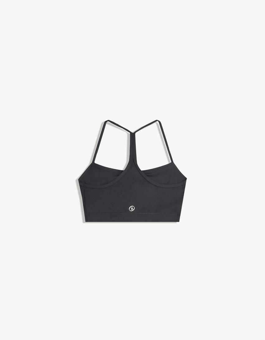 Top tirantes quick dry & breathable-Negro-4