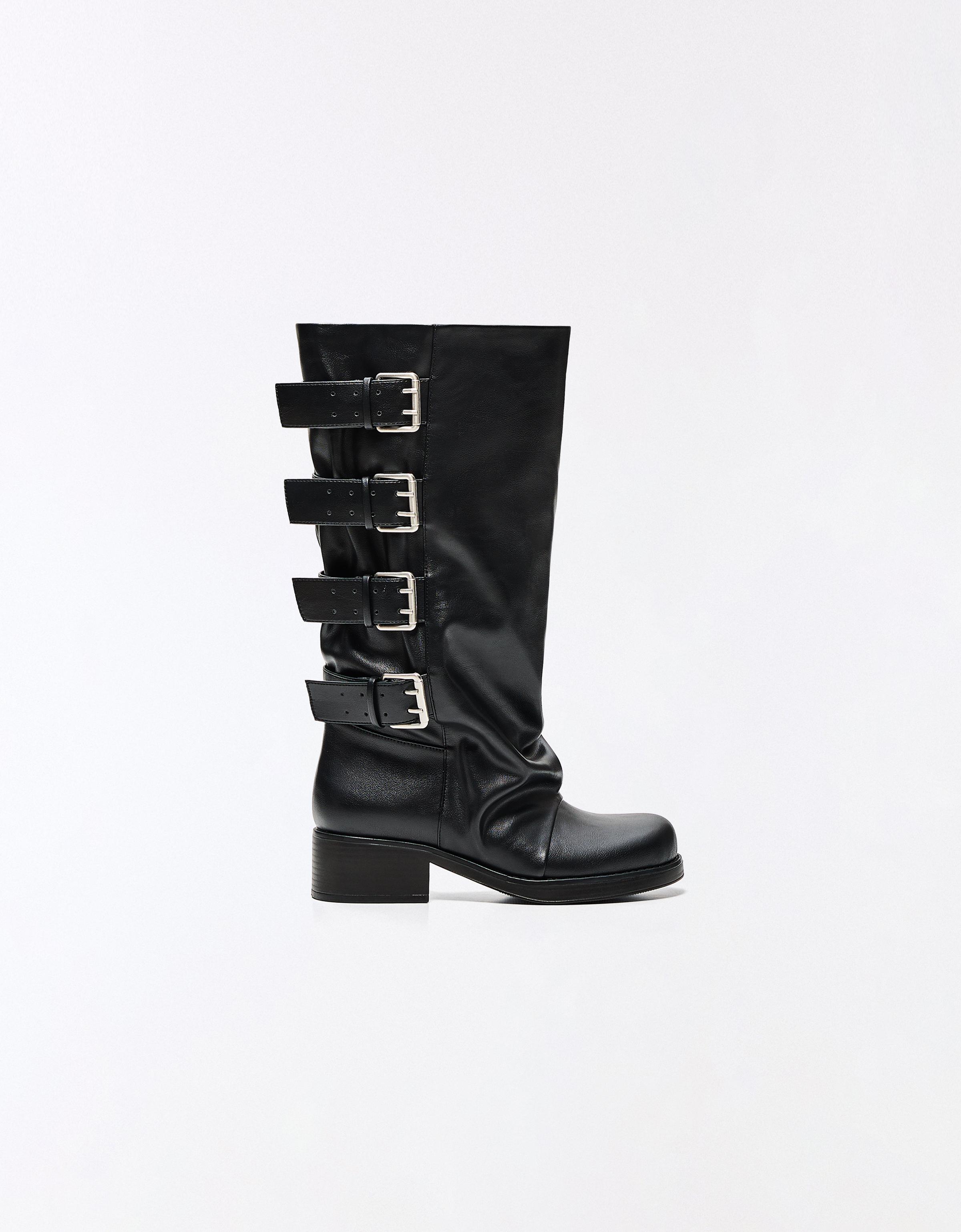 Biker boots — BLACK