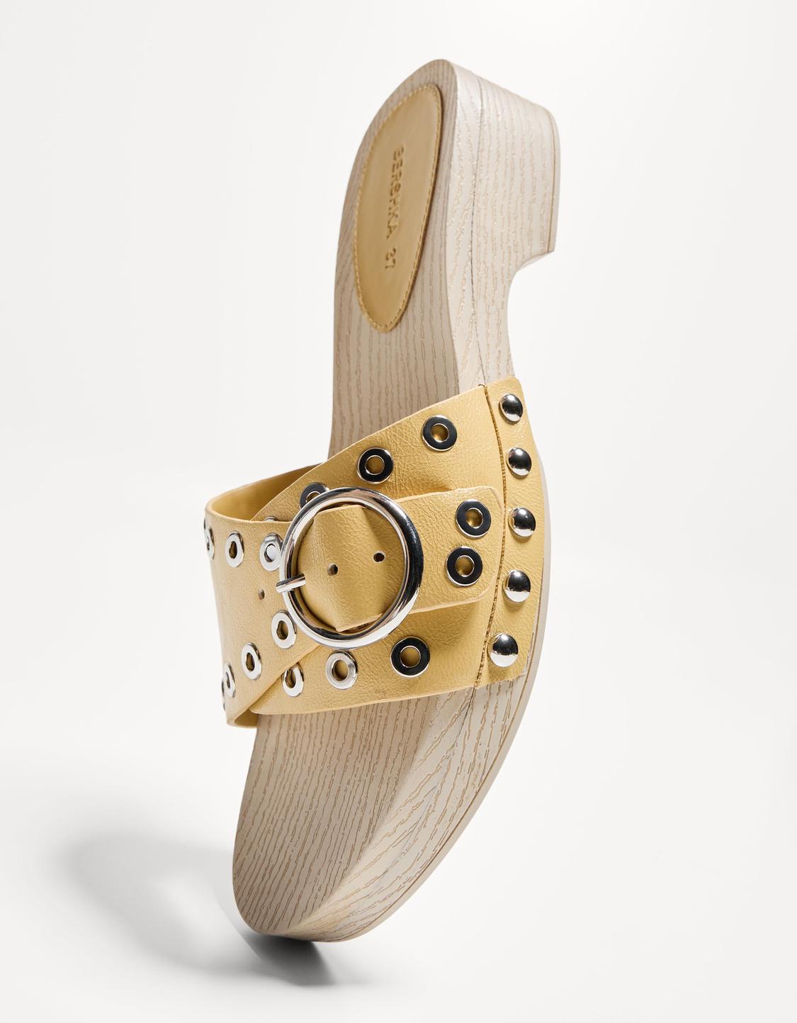 High-heel mule sandals