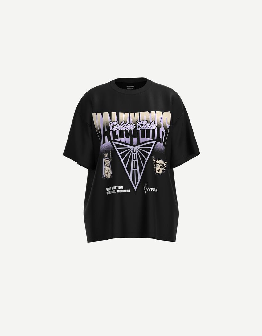 T-shirt WNBA Golden State Valkyries manches courtes-Noir-2