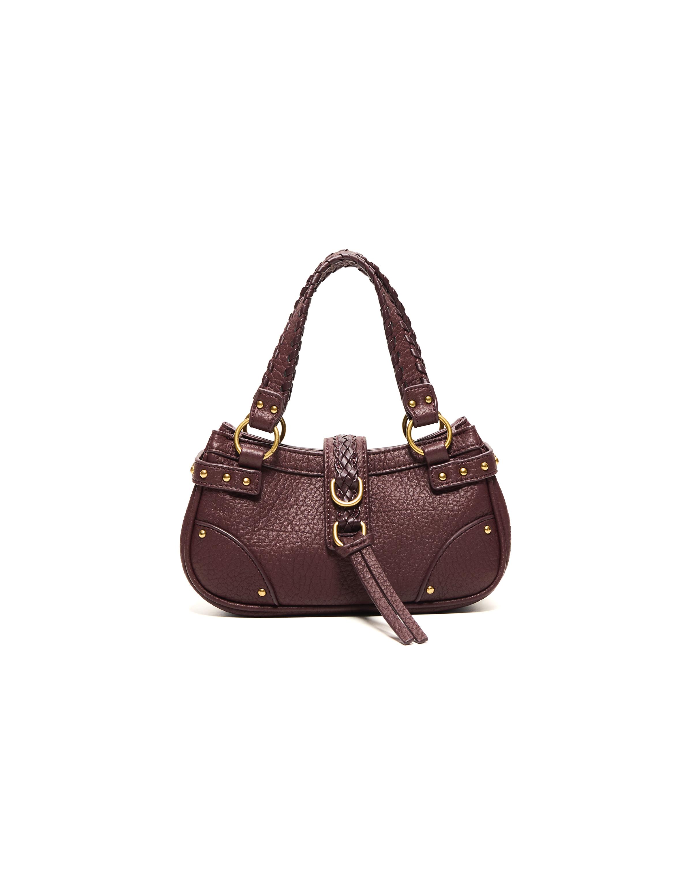 Mini vintage effect bag — Burgundy