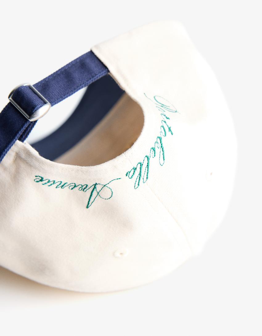 Gorra bordado-Marino