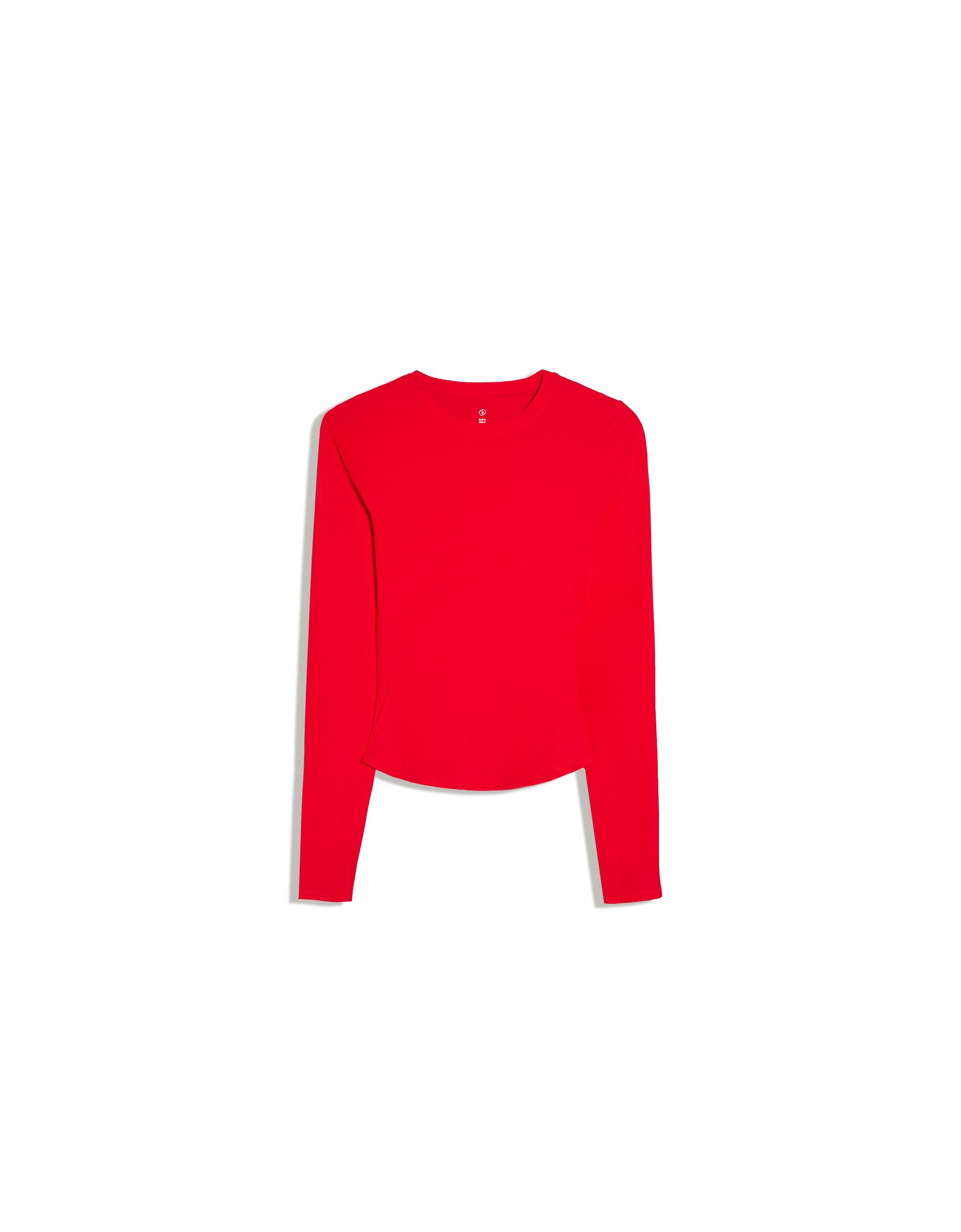 Technical long sleeve breathable & quick-dry T-shirt — Red
