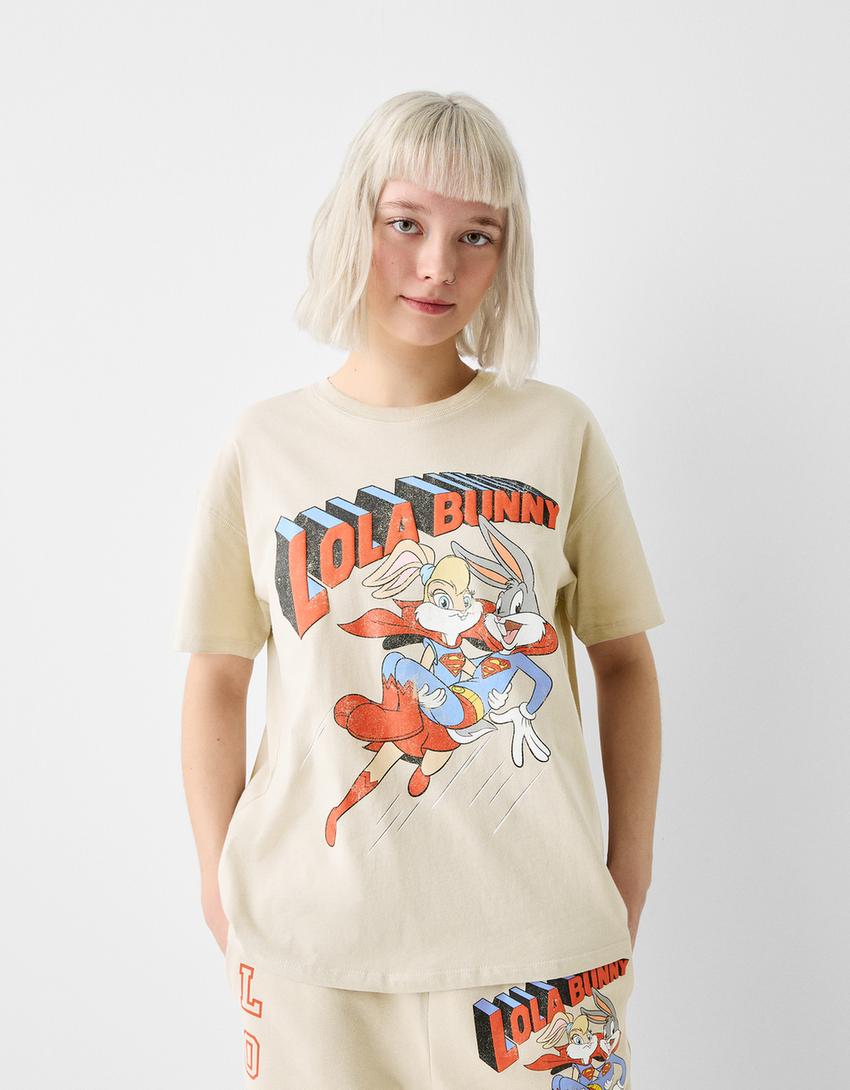 Camiseta Lola Bunny manga corta print - Camisetas - BSK Teen | Bershka