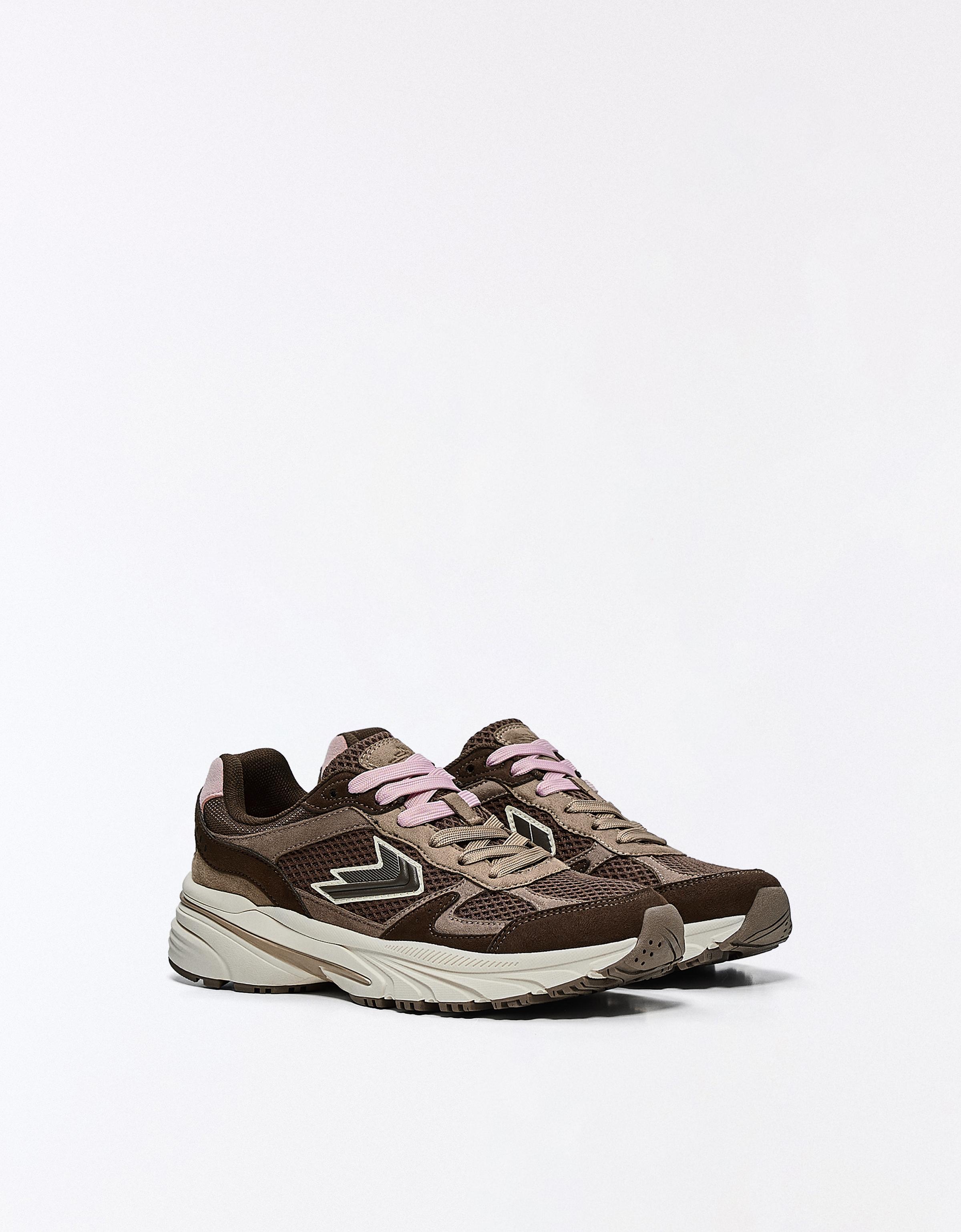Bershka Deportivo Multipiezas Mujer Marrón