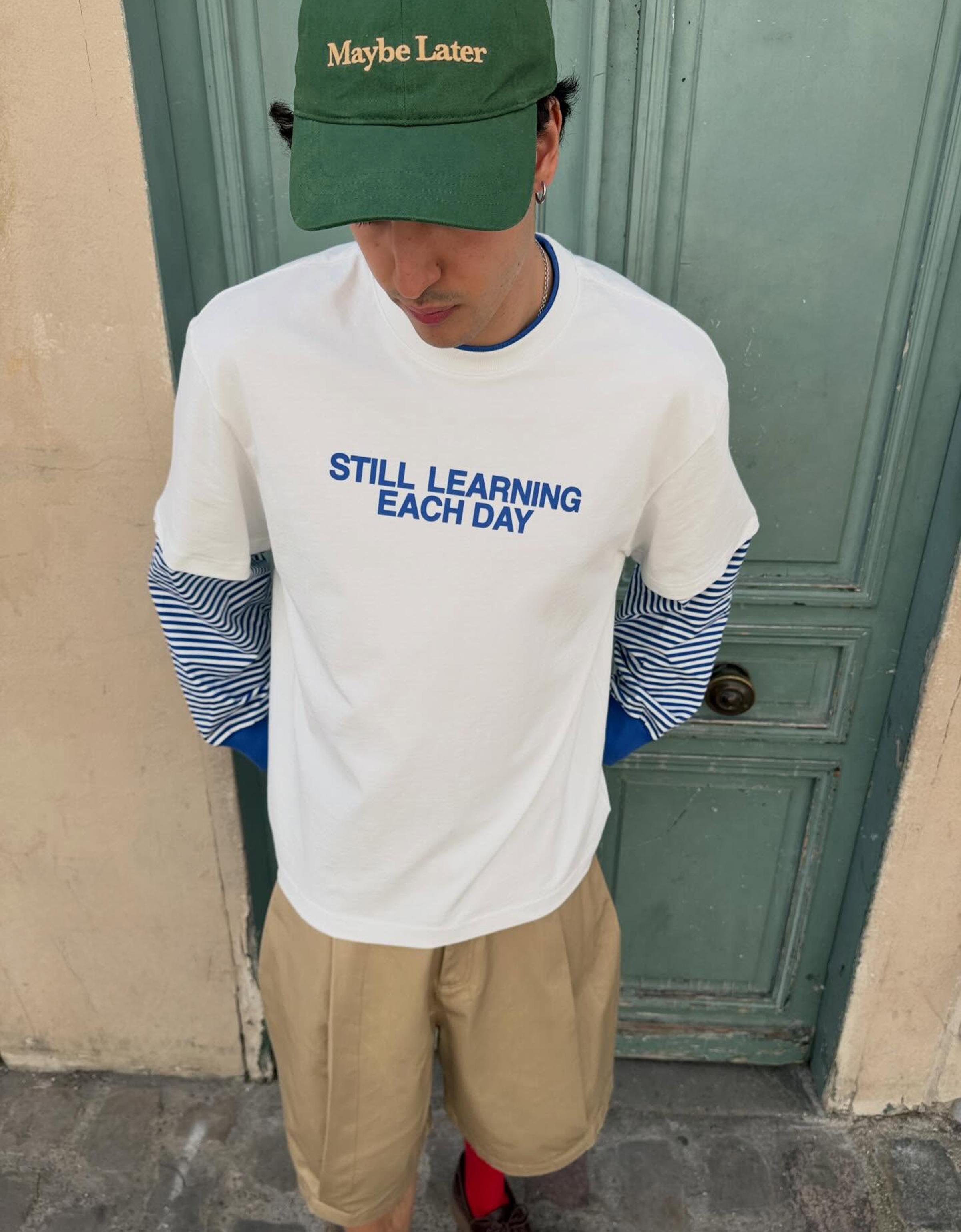 Embroidered cap — Green