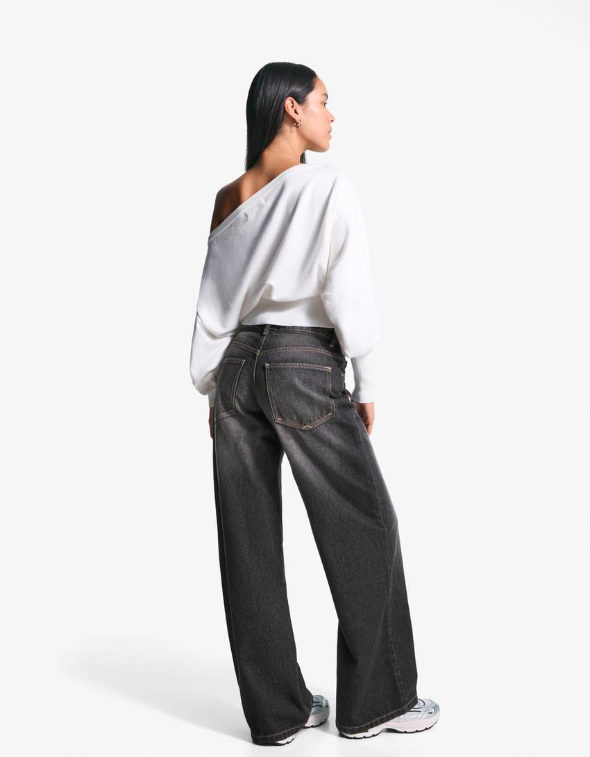 Boyfriend jeans-Black