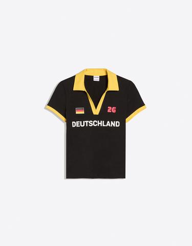 Fitted Germany FIFA WORLD CUP™ polo shirt — Black 5