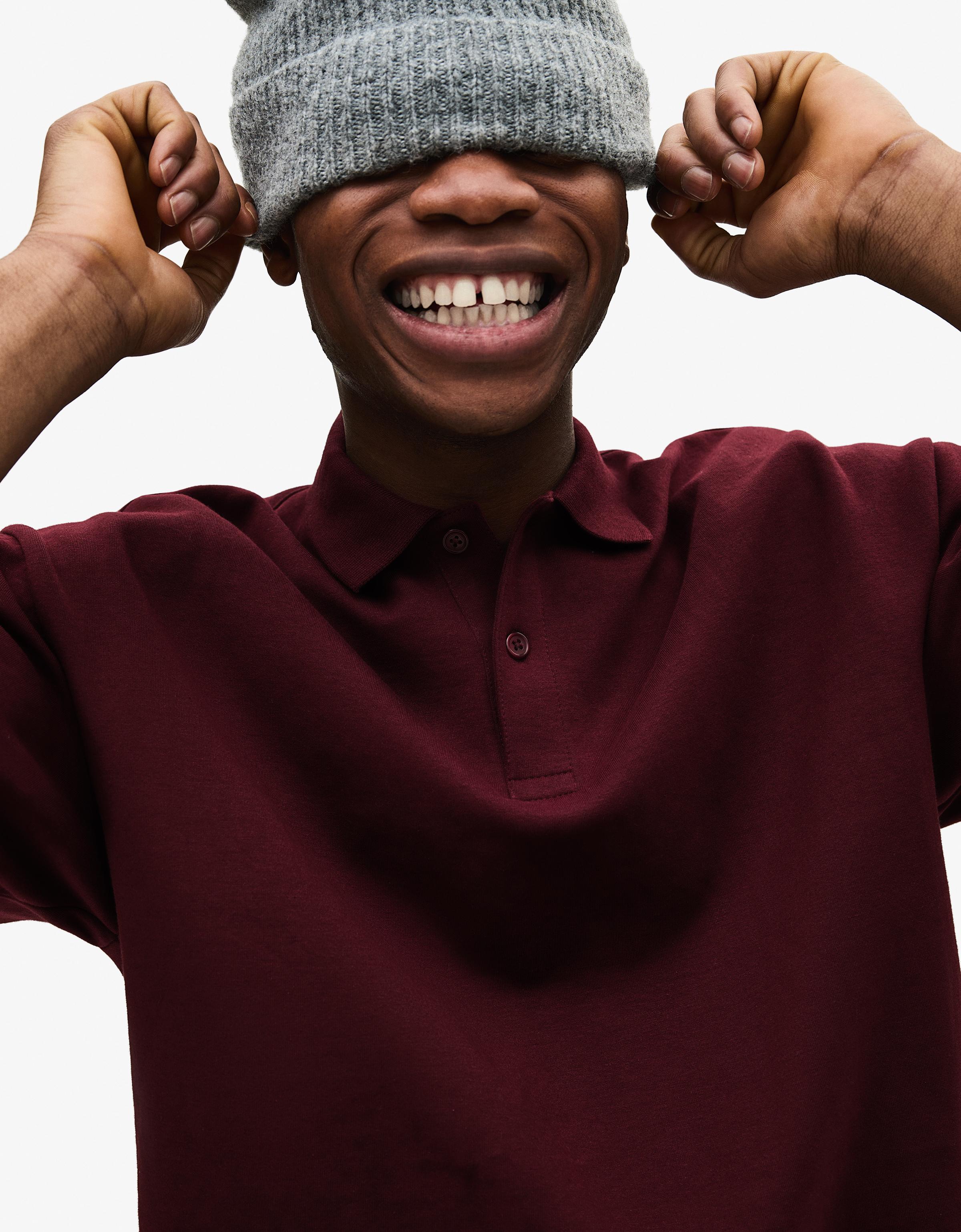 Kısa kollu polo yaka tişört - Görsel 28