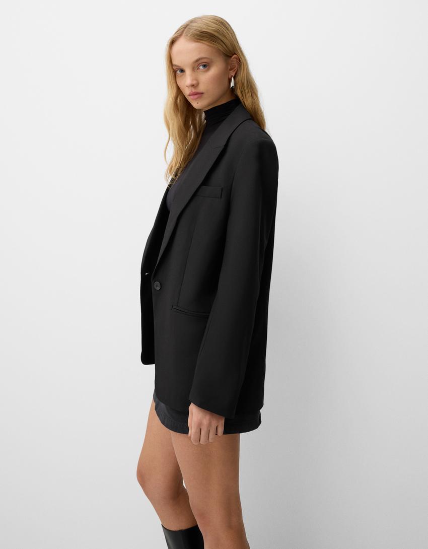 Blazer basique-Noir