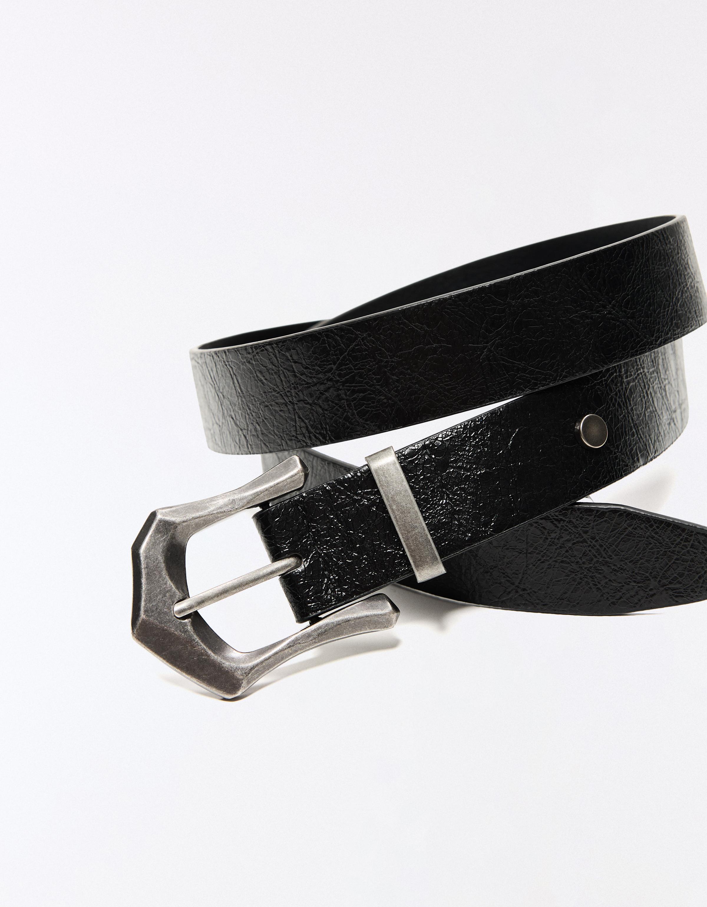 Buckle belt — Black
