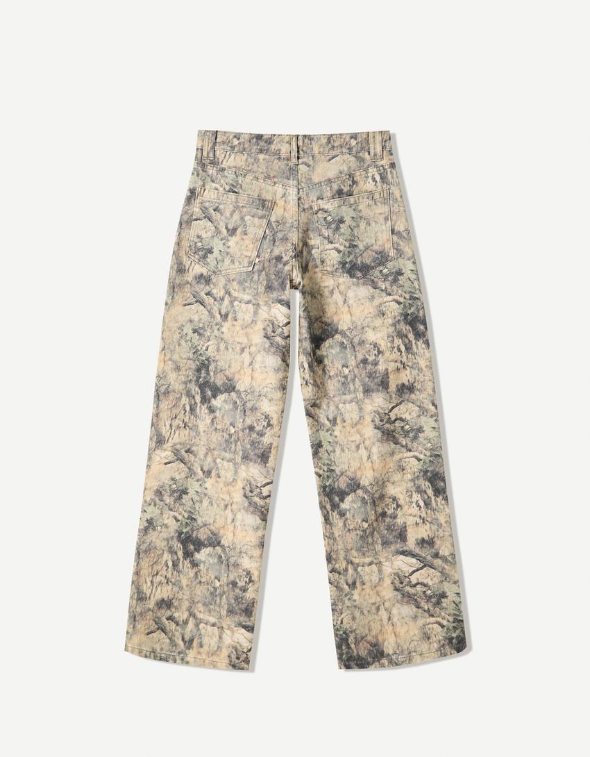 Pantalón baggy print-Multicolor-5