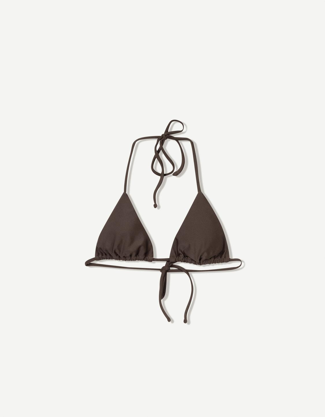 Triangle bikini top