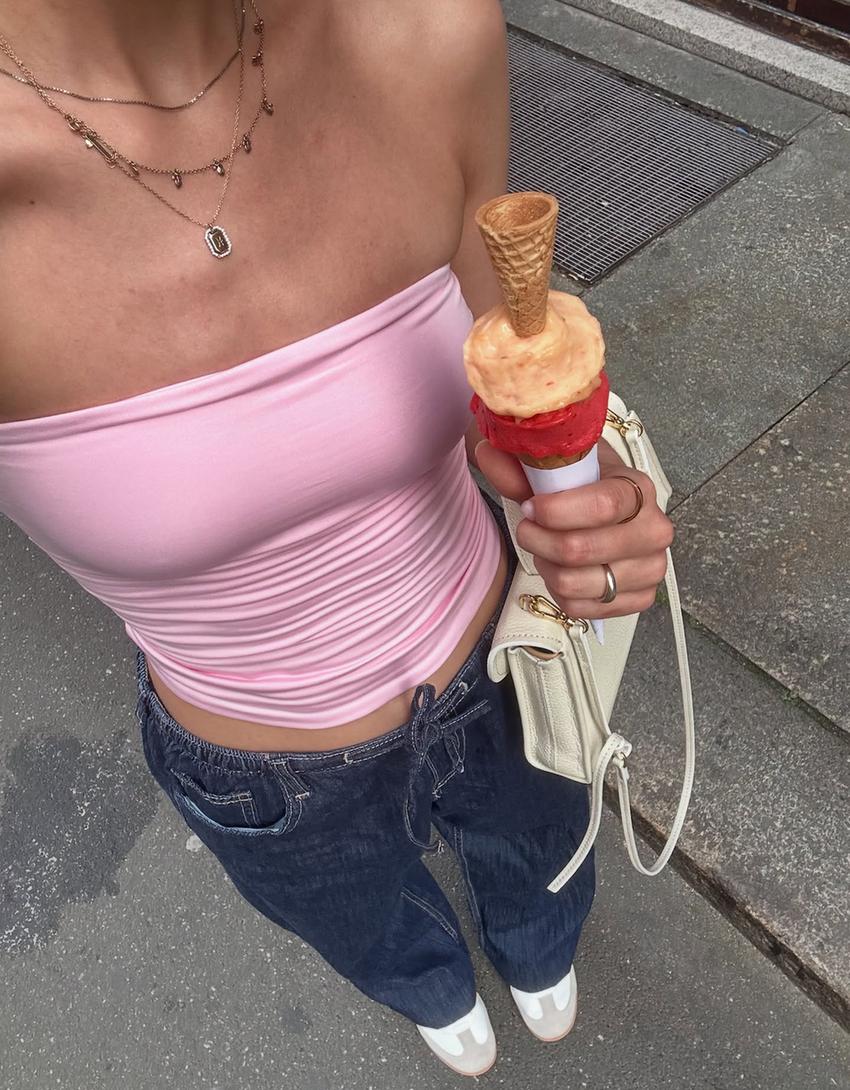 Bandeau top-Pink